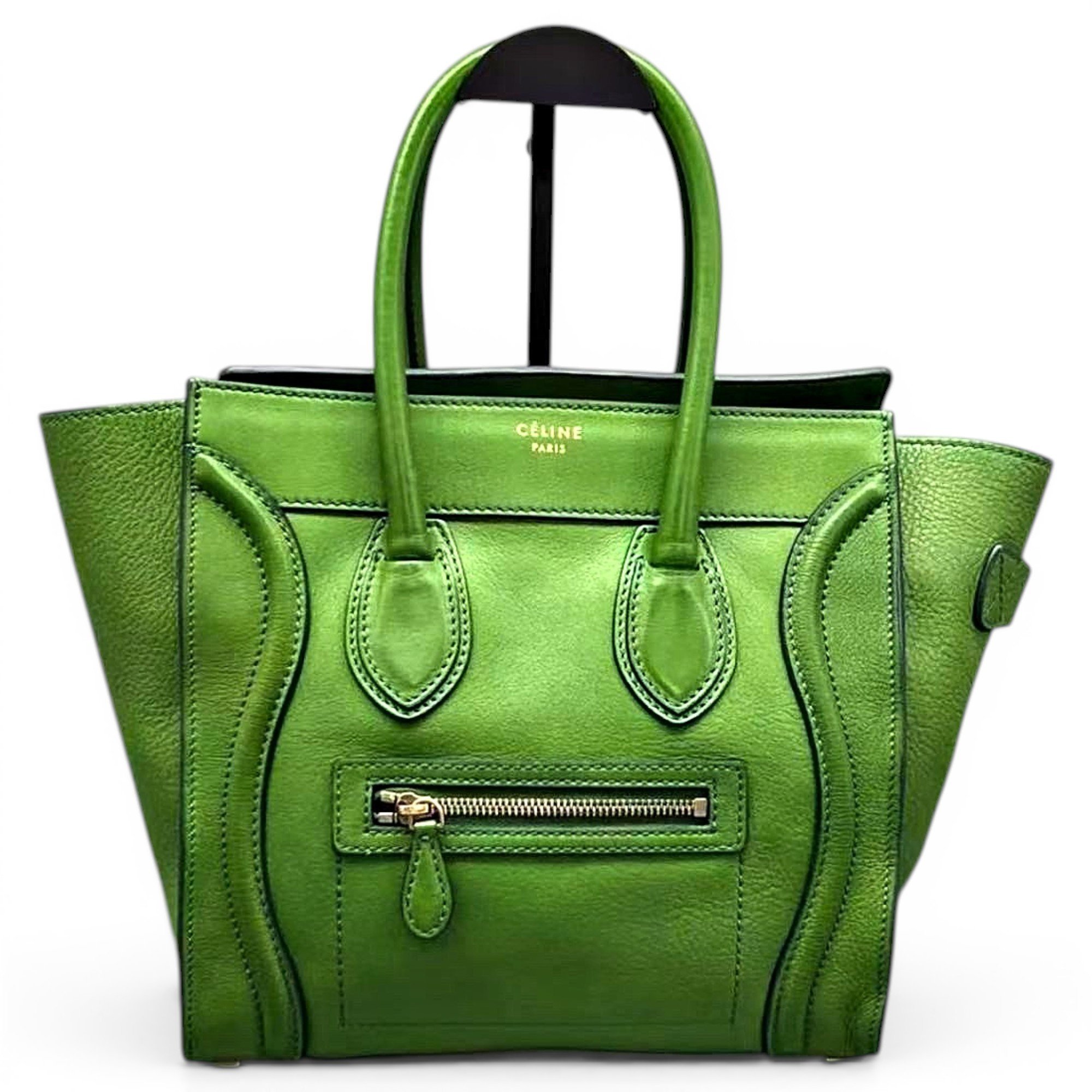 Luggage leather tote