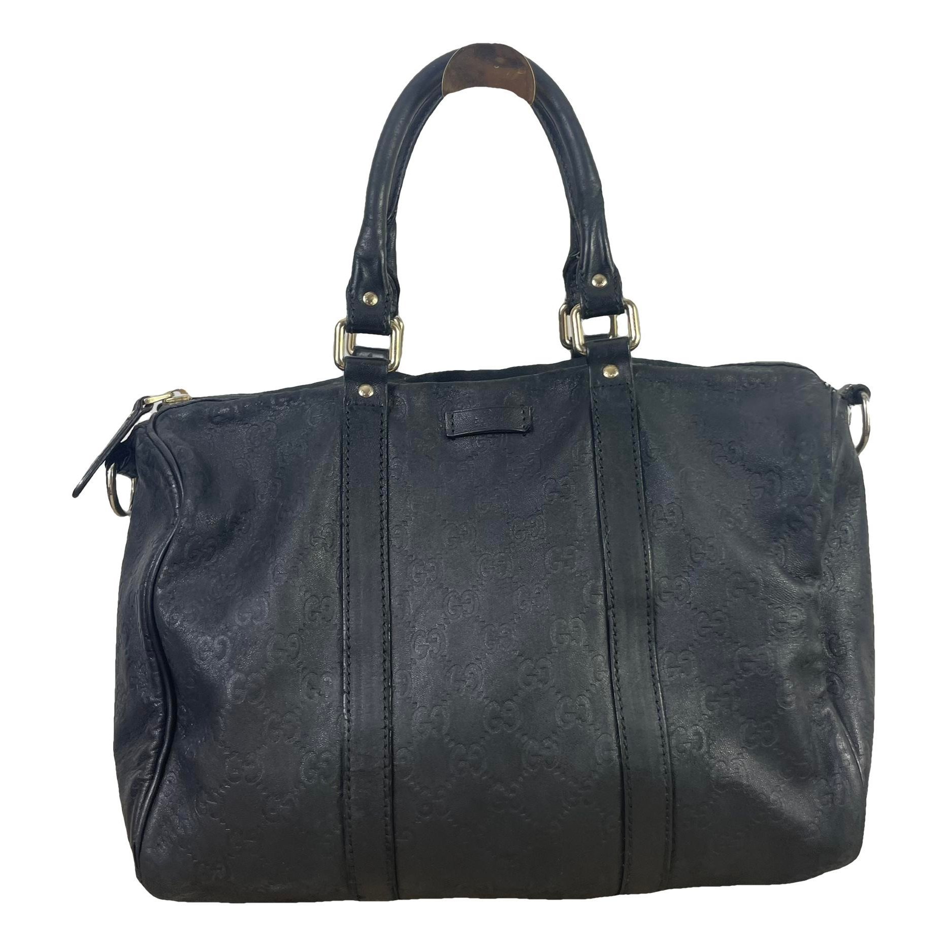 Boston leather handbag