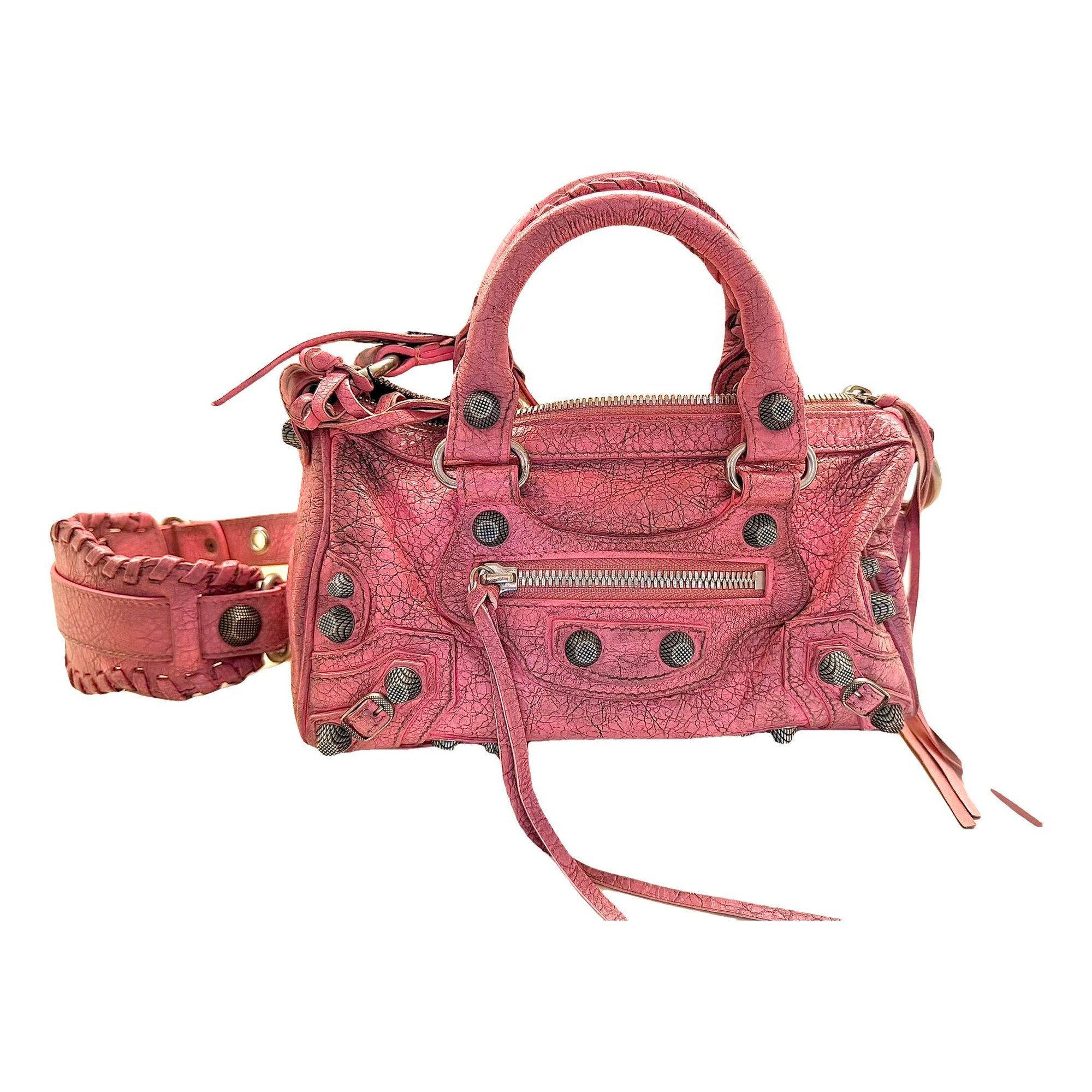 Leather handbag