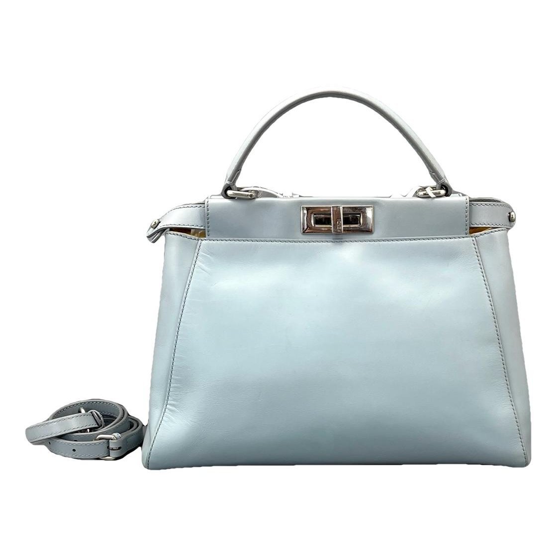 Peekaboo leather handbag