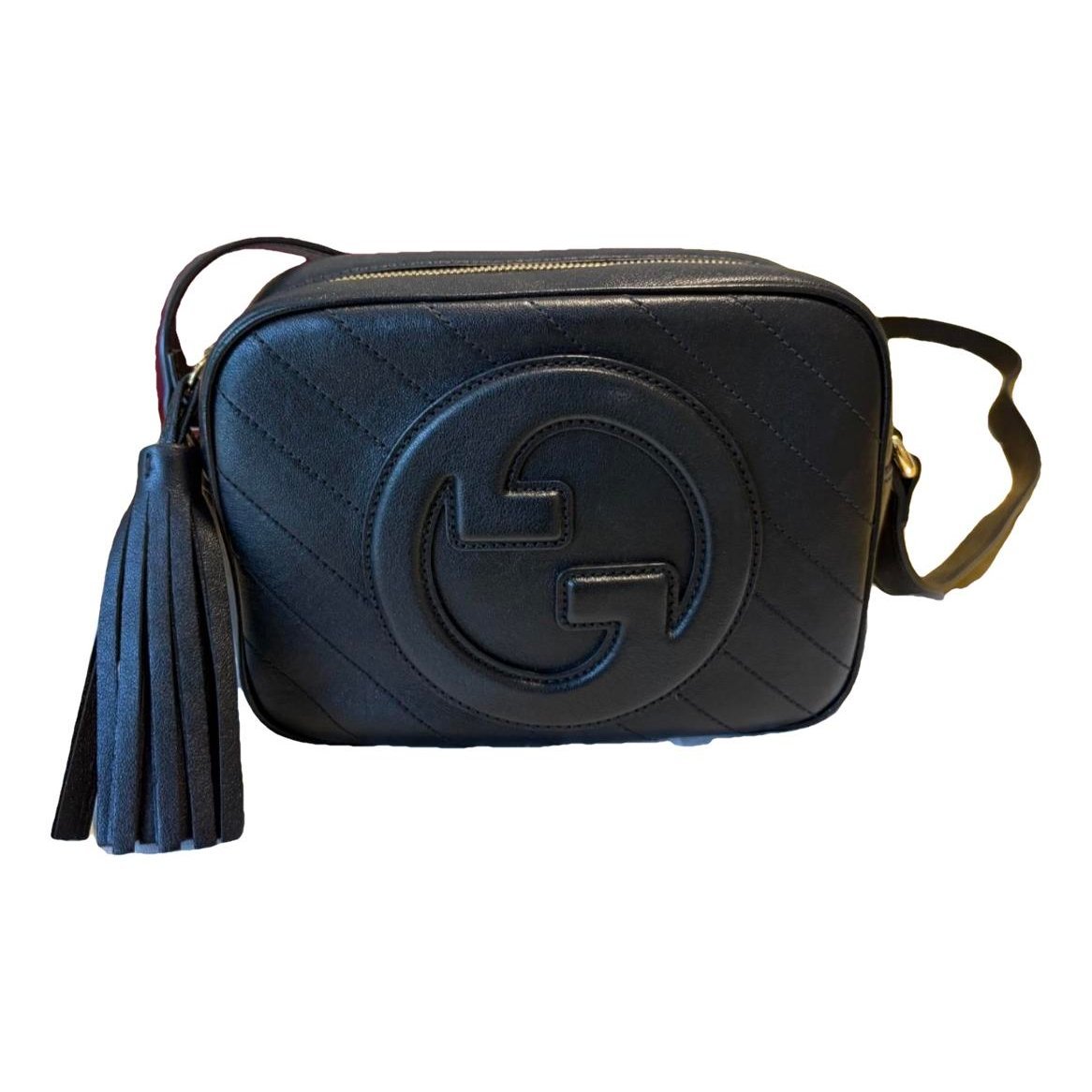 Leather clutch bag