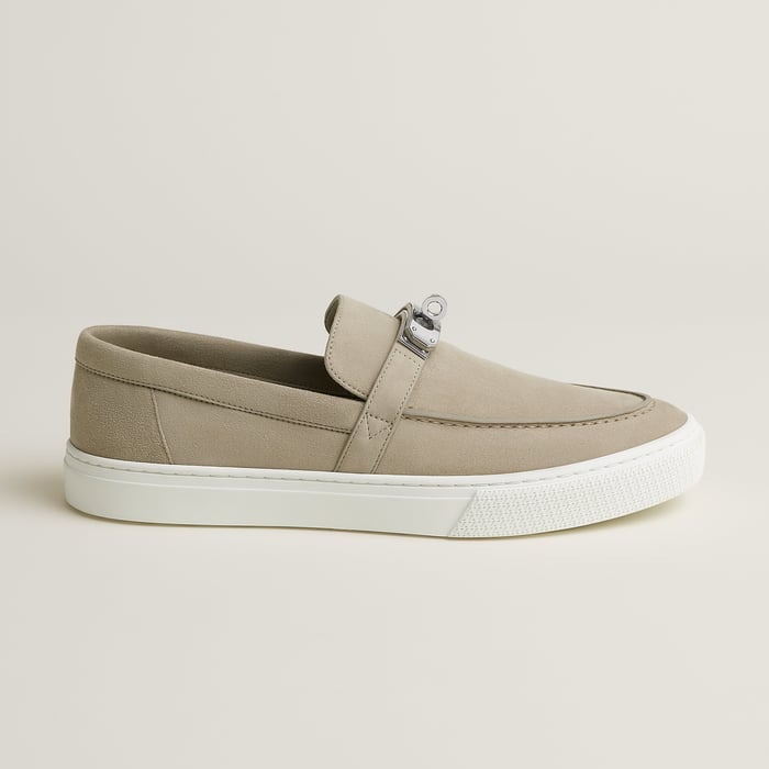 Beige Esquisse Game Slip-on Sneaker