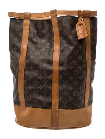 Coated Canvas LV Monogram Randonnee Vintage Vintage
