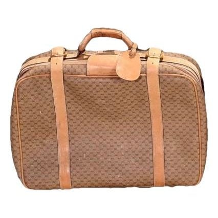 Leather travel bag