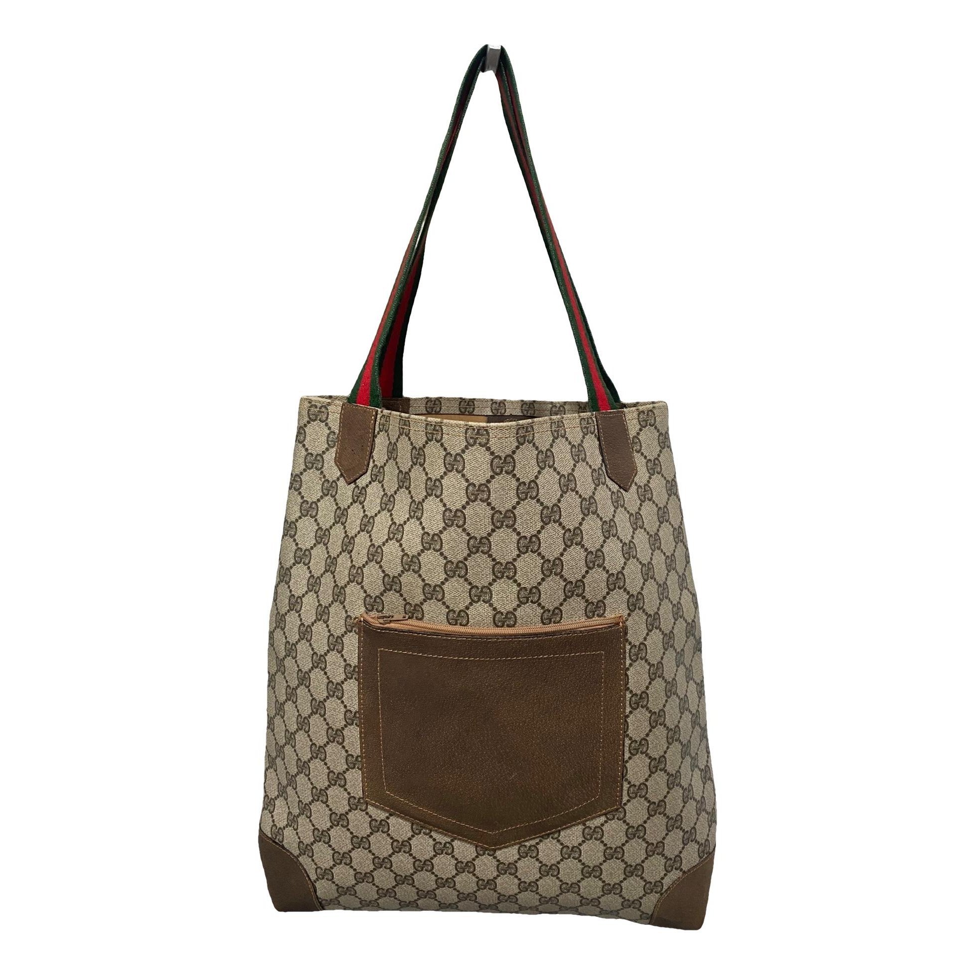 Leather tote