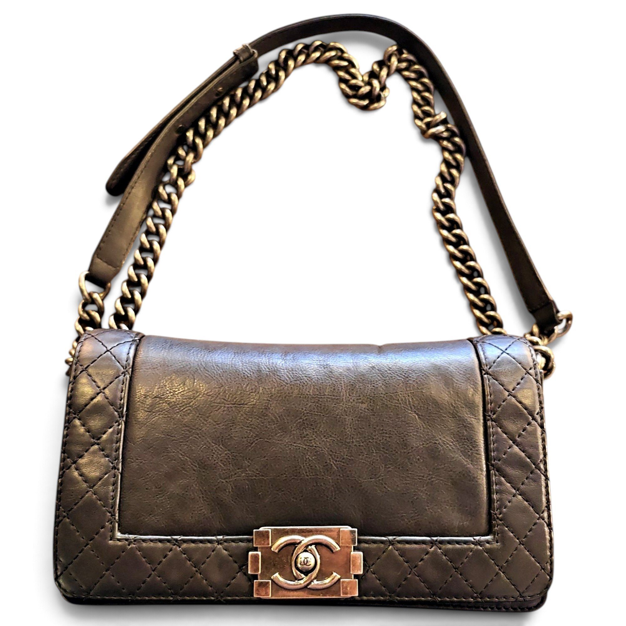 Boy leather handbag