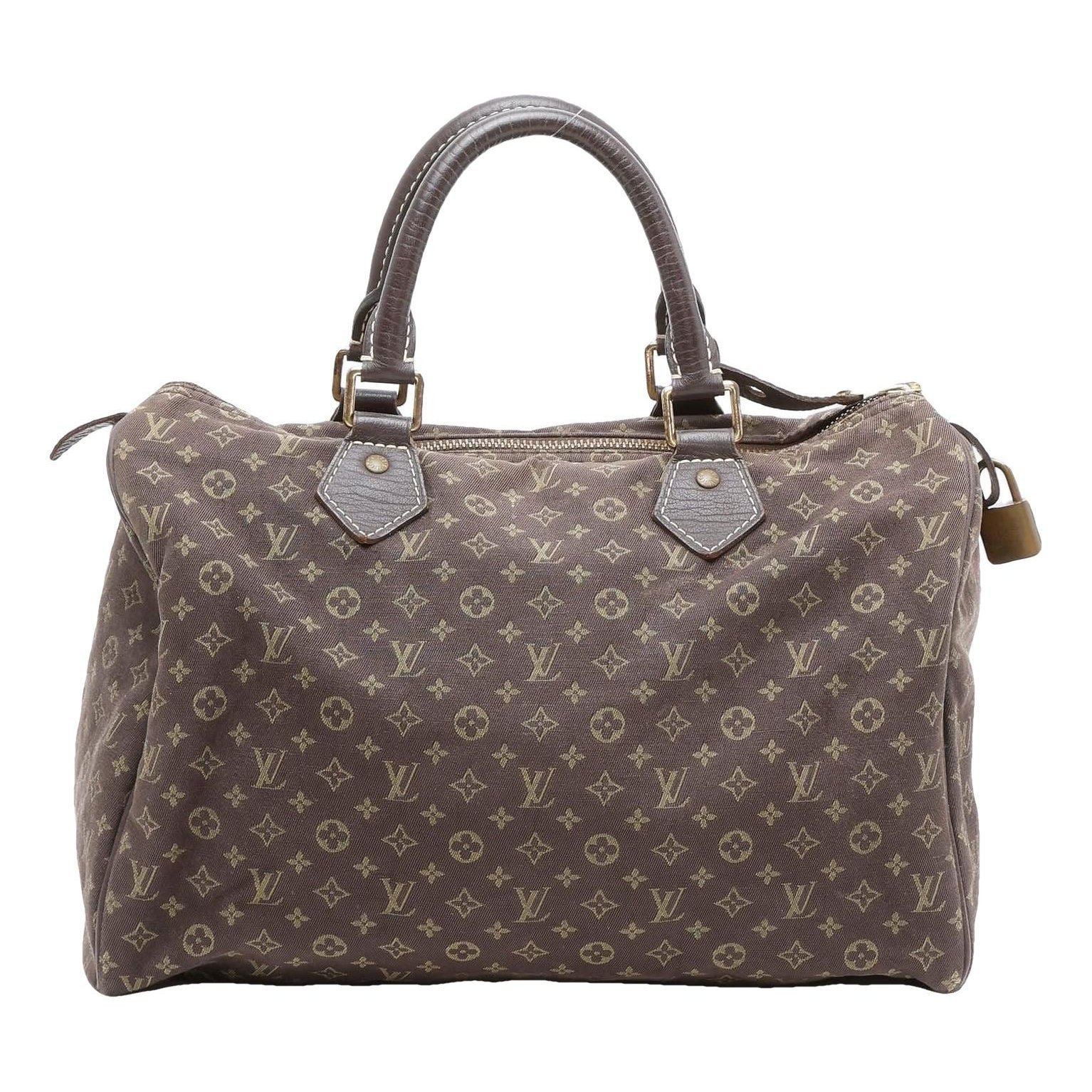 Speedy leather handbag