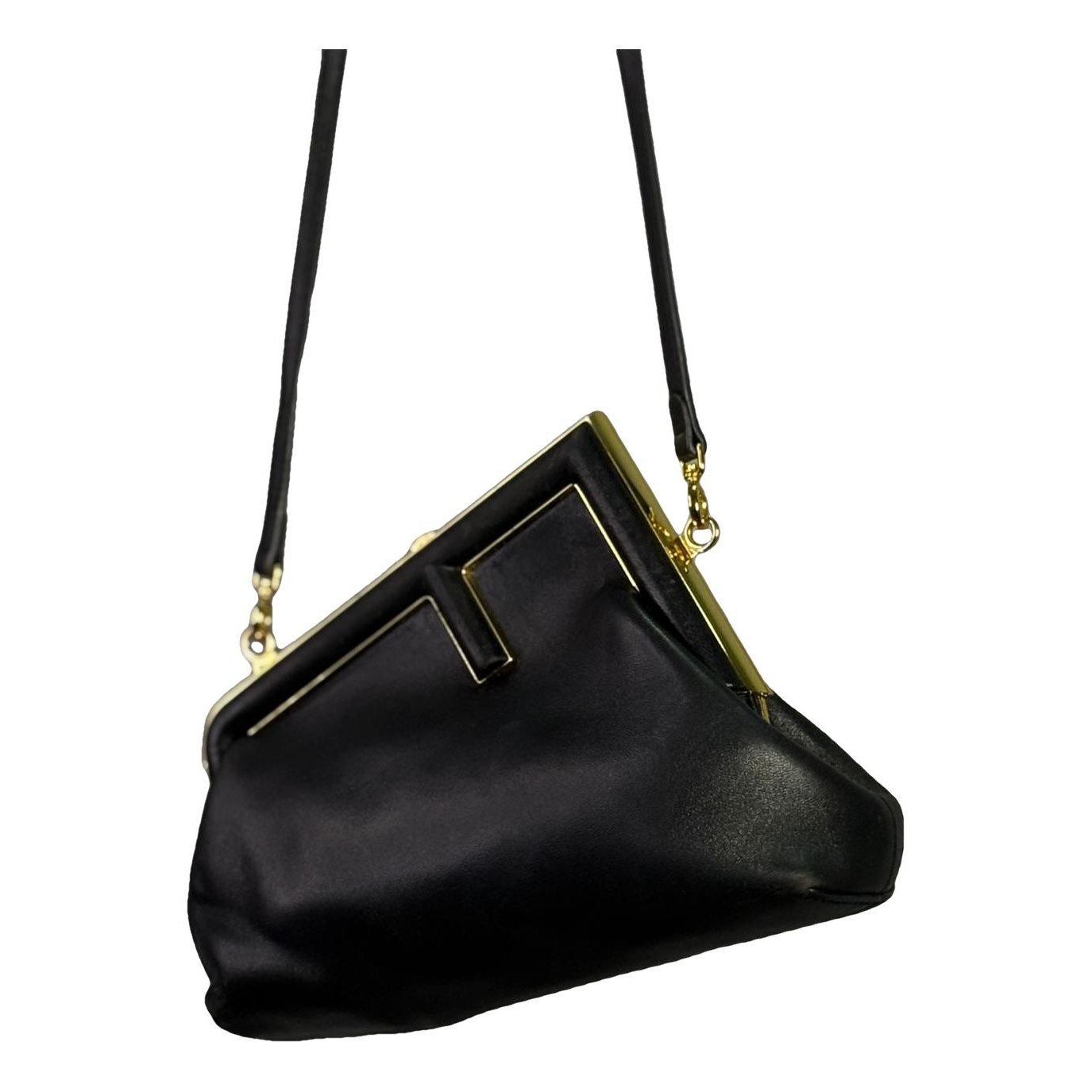 First leather handbag