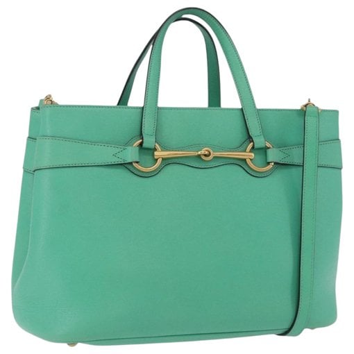 Bright Bit leather tote