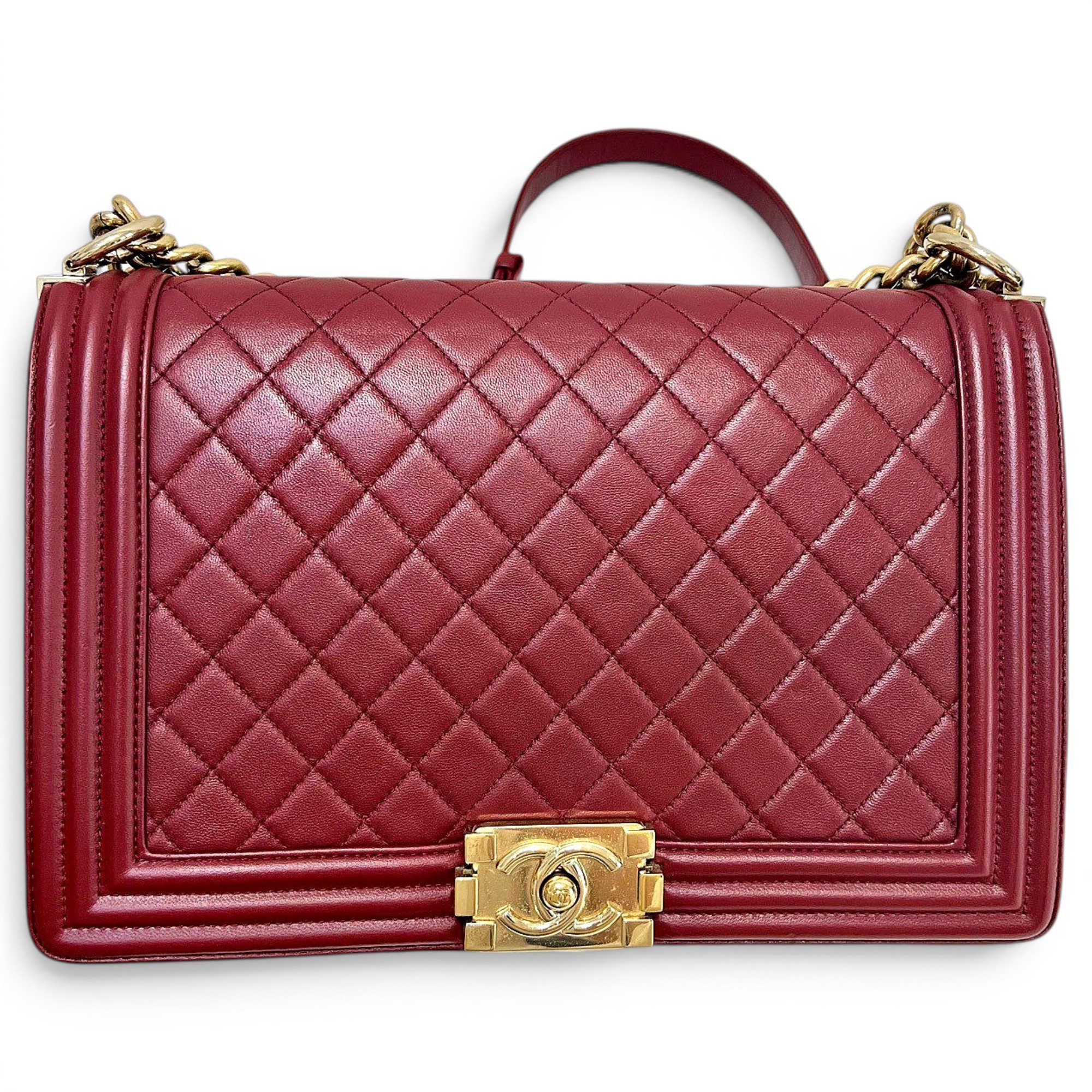 Boy leather crossbody bag