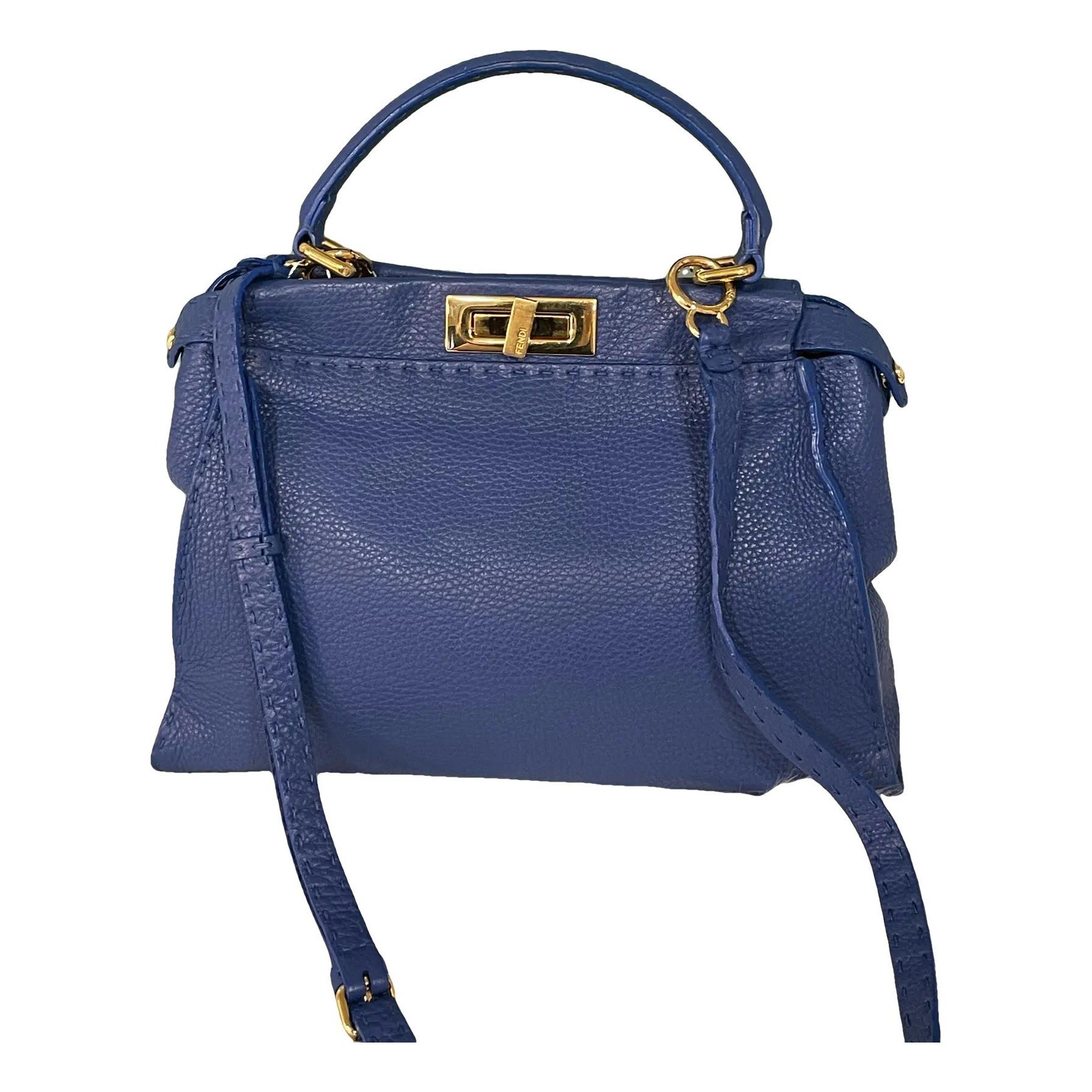 Peekaboo leather crossbody bag
