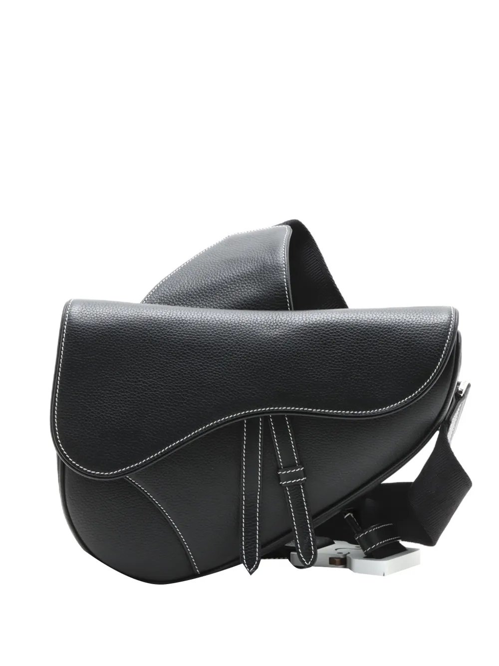 2000-2026 Grained Calfskin Saddle crossbody bag