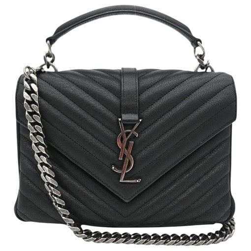 Collége monogramme leather handbag