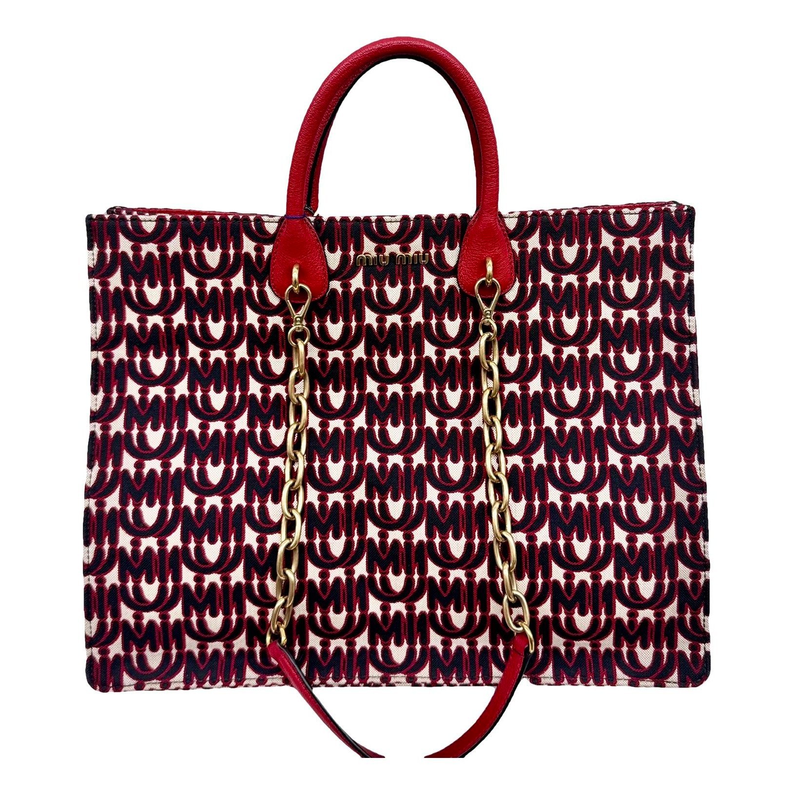 Miu Miu Leather tote