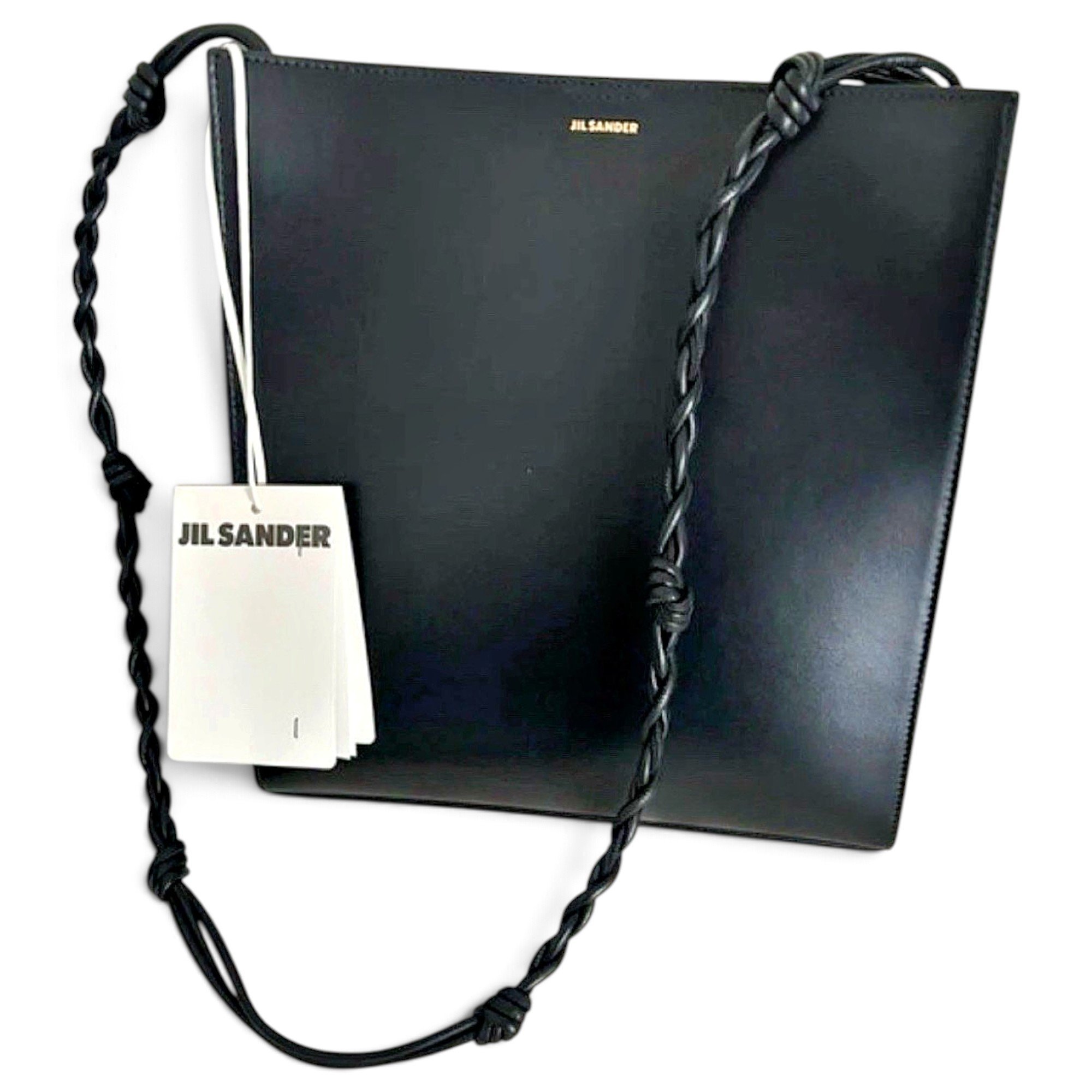 Jil Sander Tangle leather crossbody bag