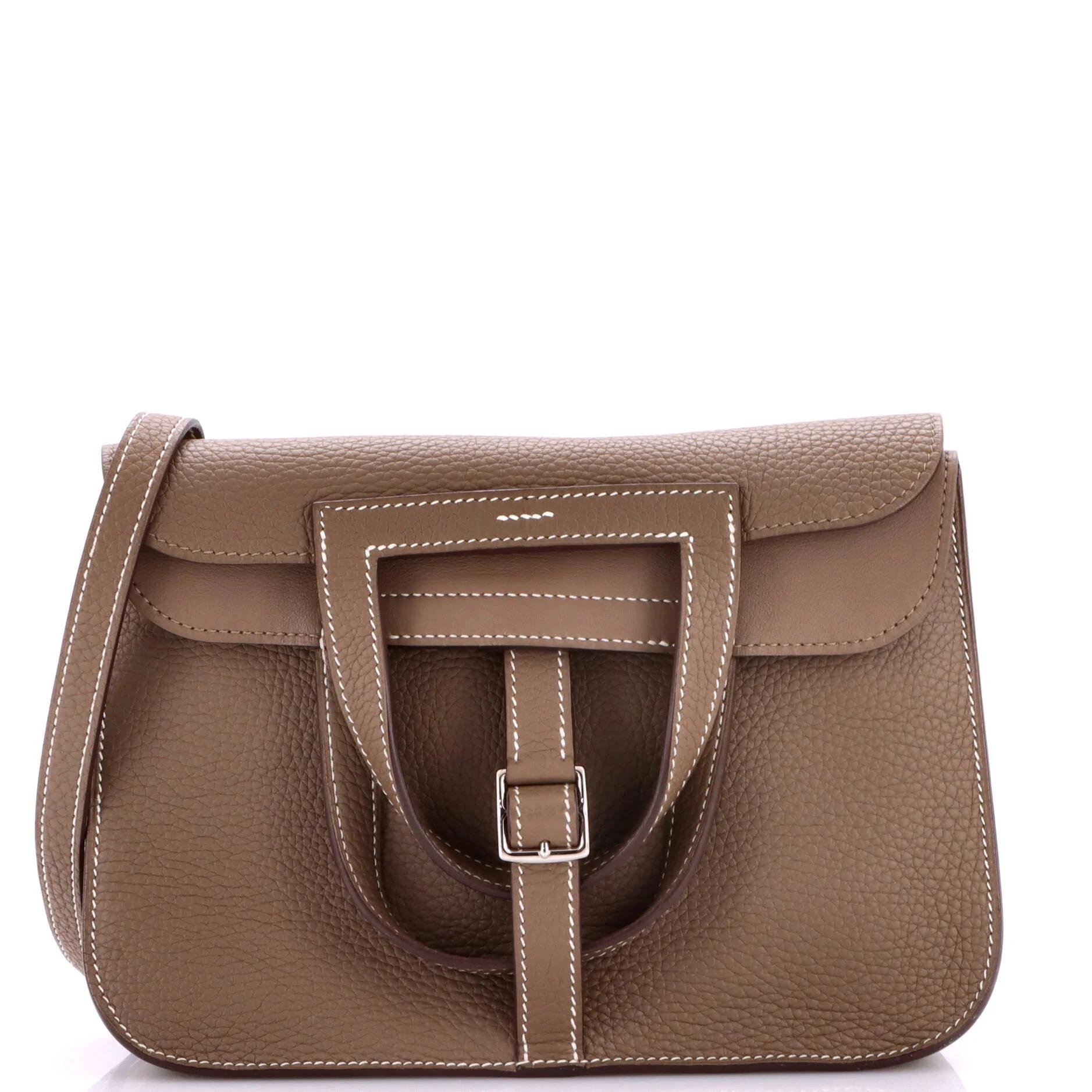Halzan leather handbag