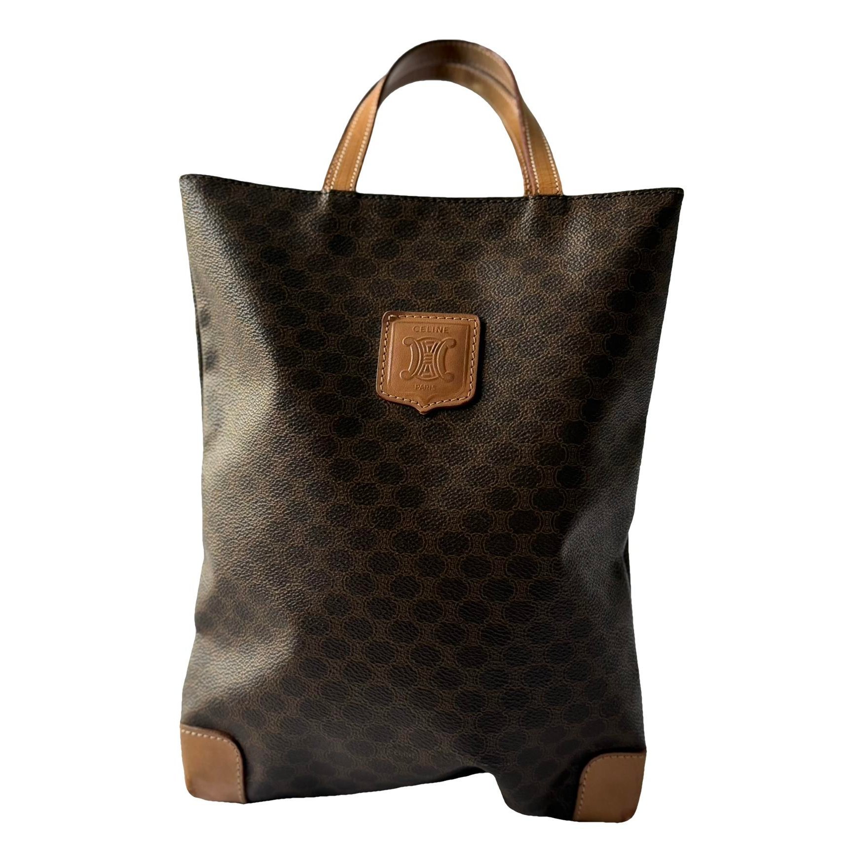 Cabas leather tote
