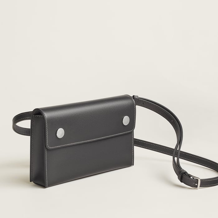 Graphite Hermèsnap Wallet
