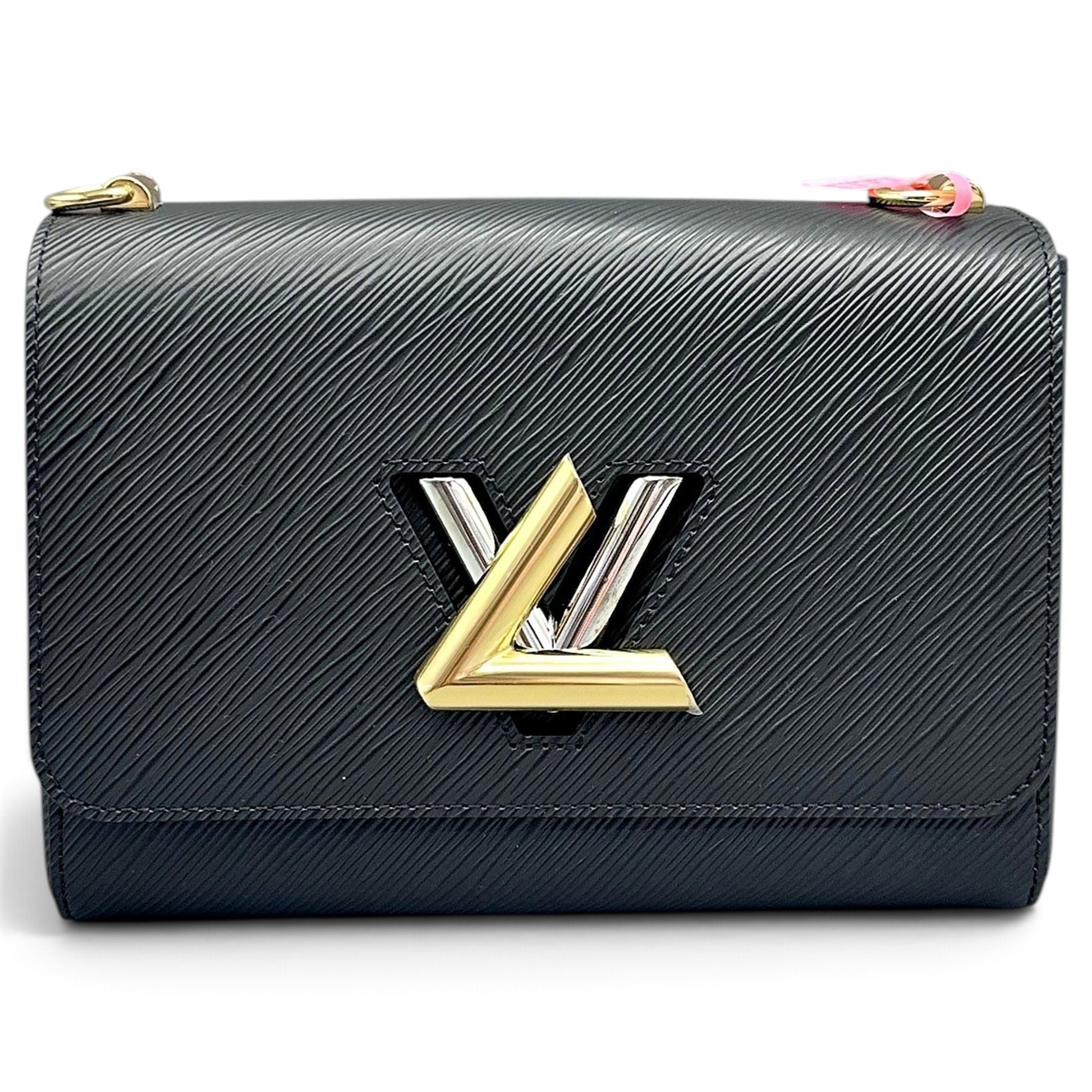 Twist leather handbag