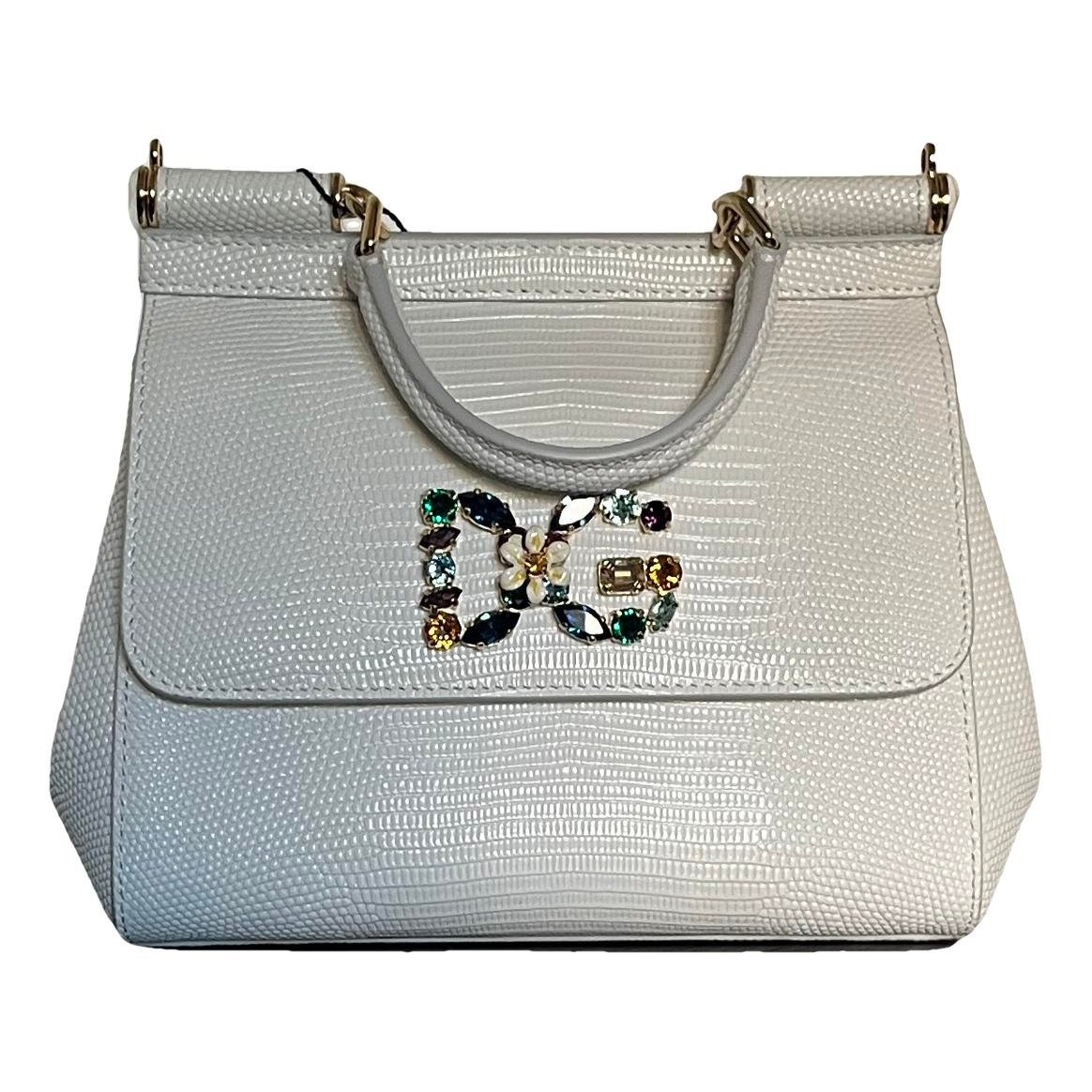 Dolce & Gabbana Sicily leather tote