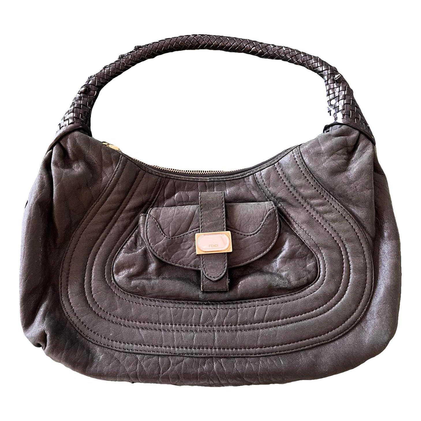 Spy leather handbag
