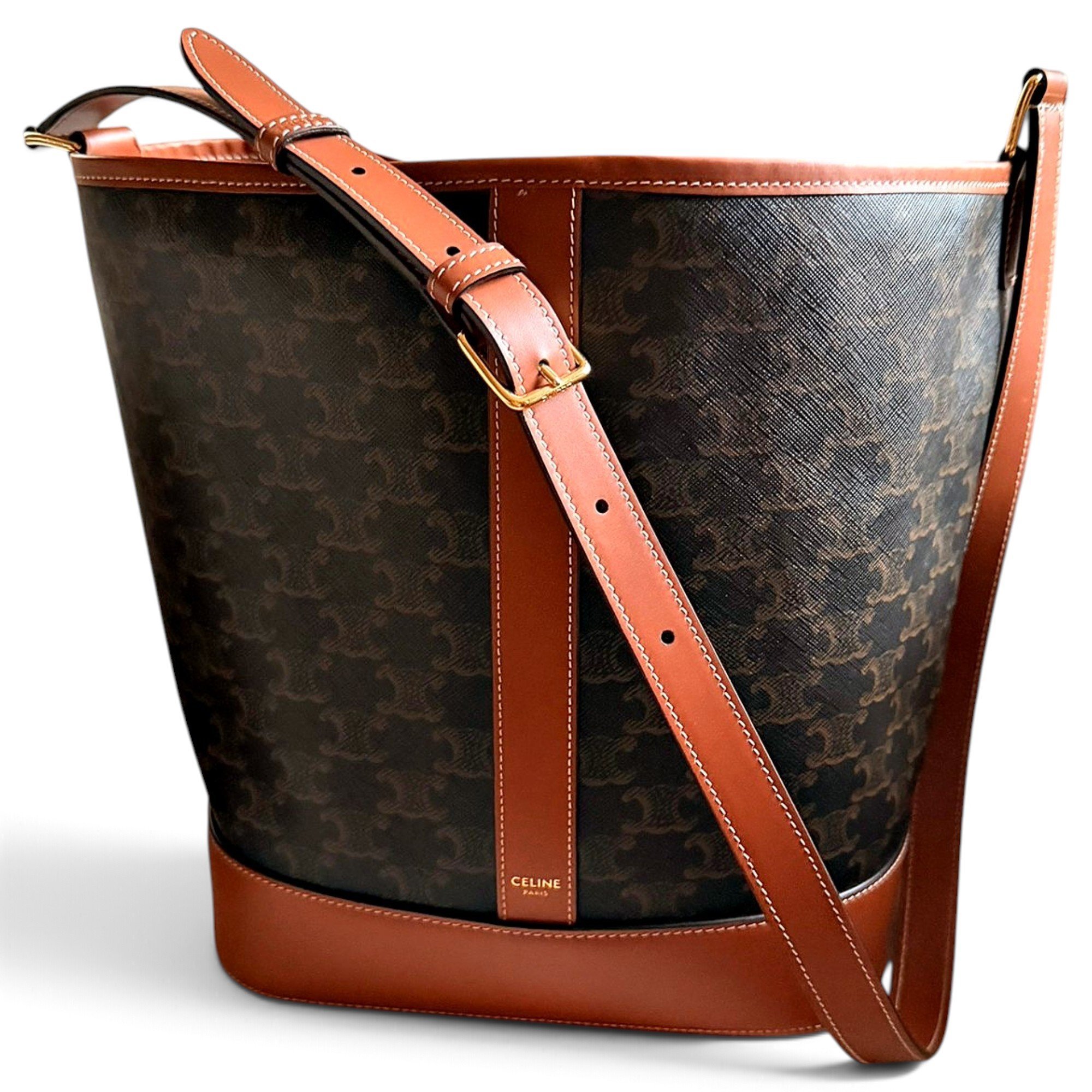 SAC SEAU leather handbag