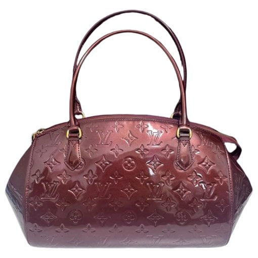 Sherwood patent leather handbag