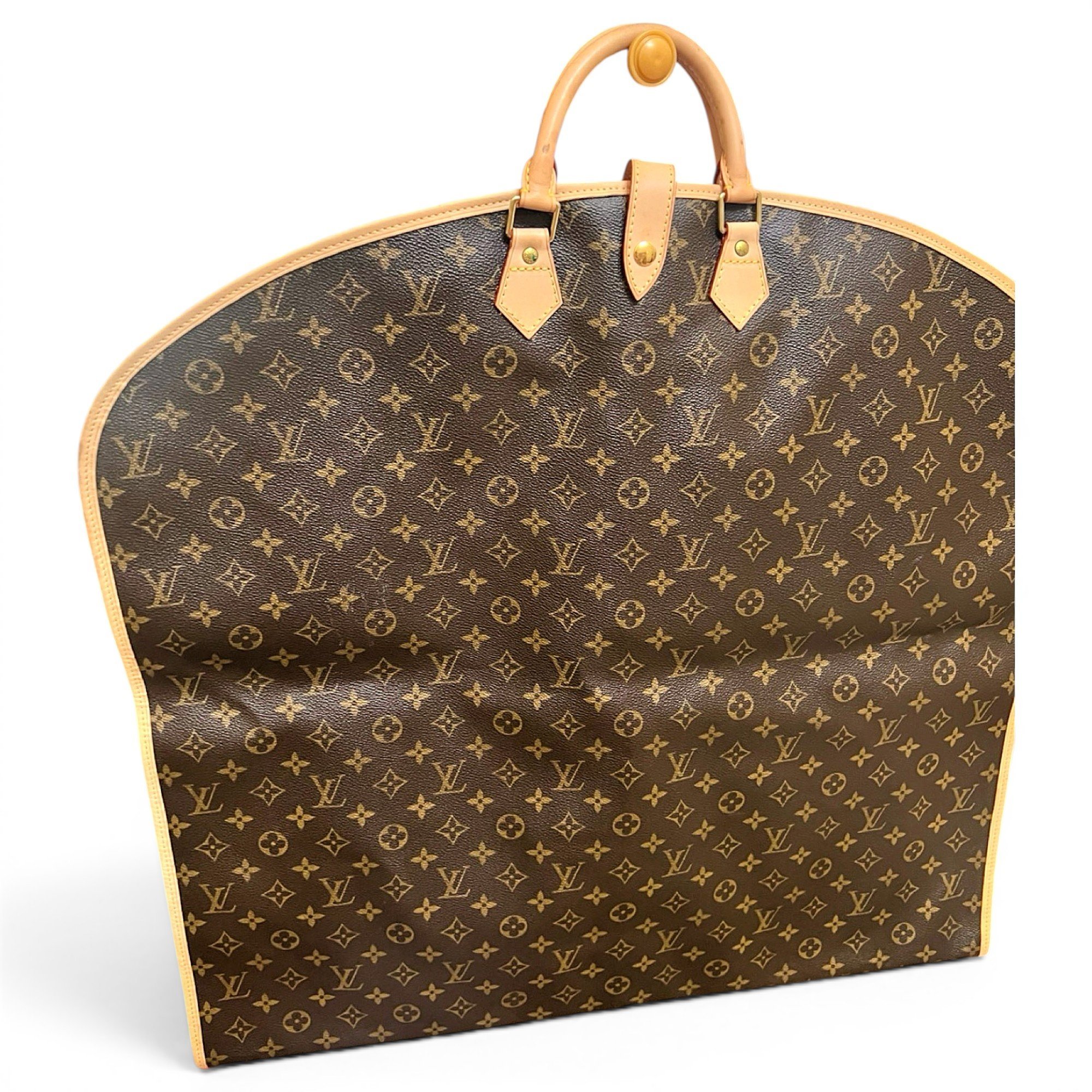 Garment leather travel bag