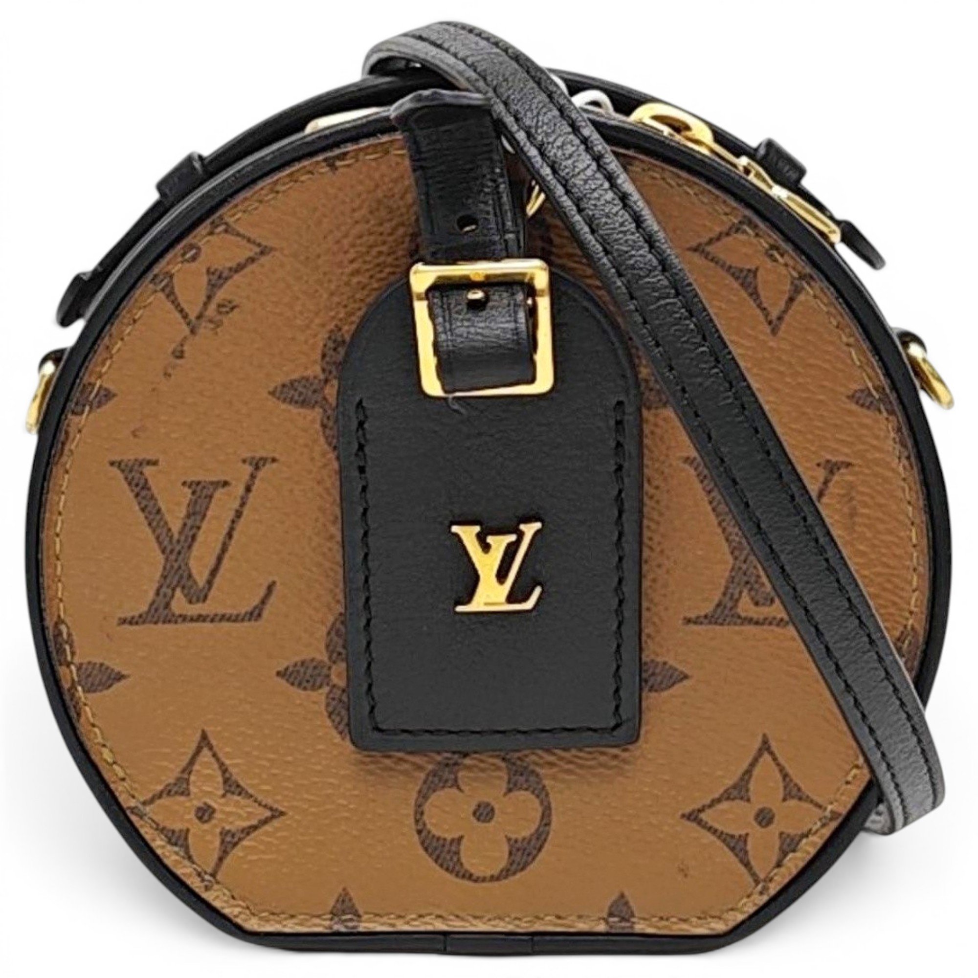 Micro boite chapeau leather handbag