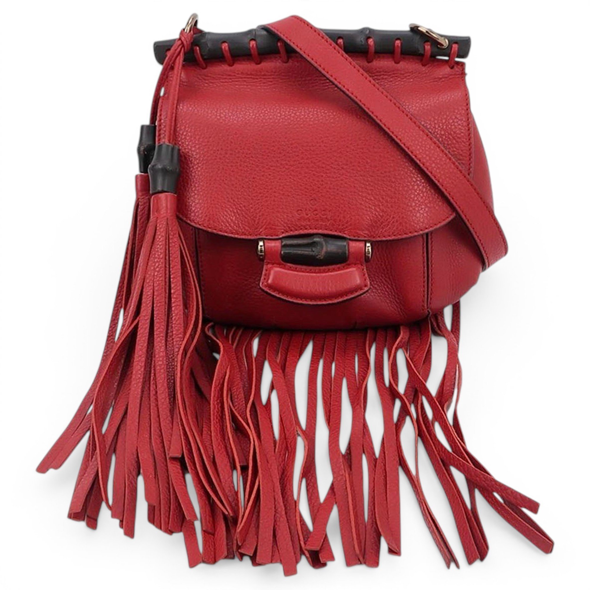 Bamboo leather handbag