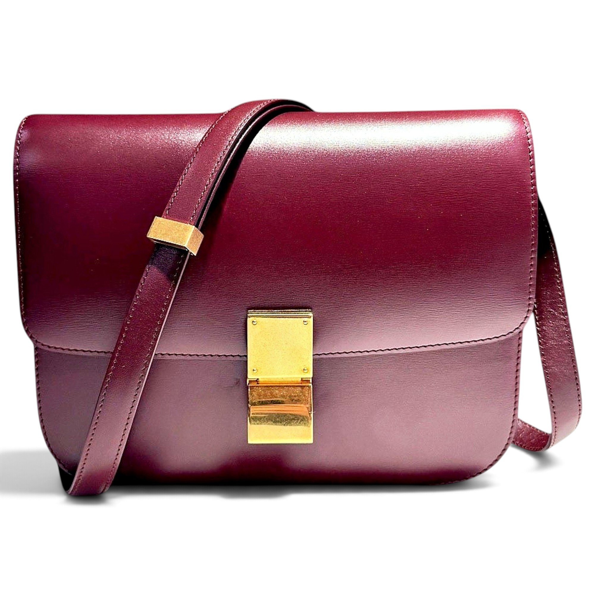 Classic leather handbag