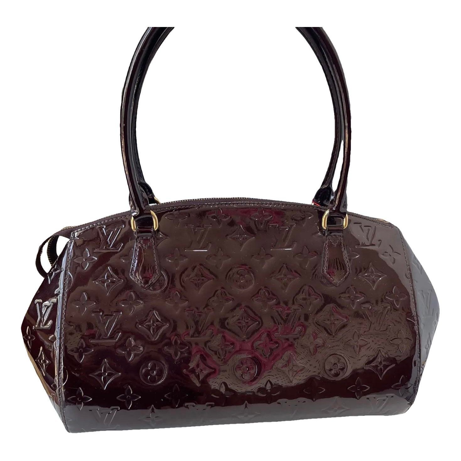 Patent leather handbag