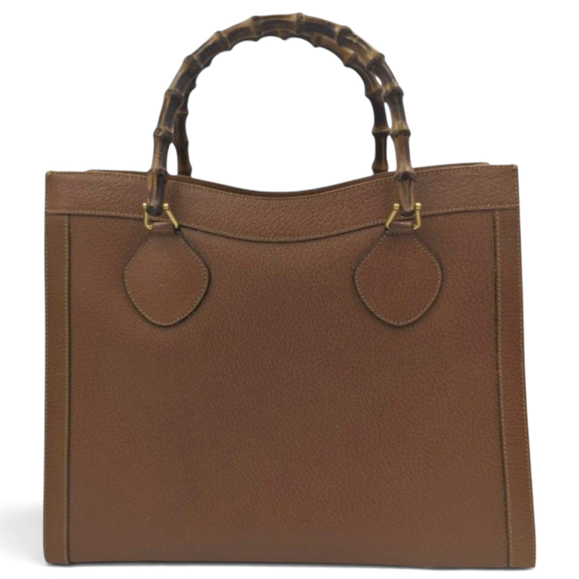 Diana Bamboo leather handbag