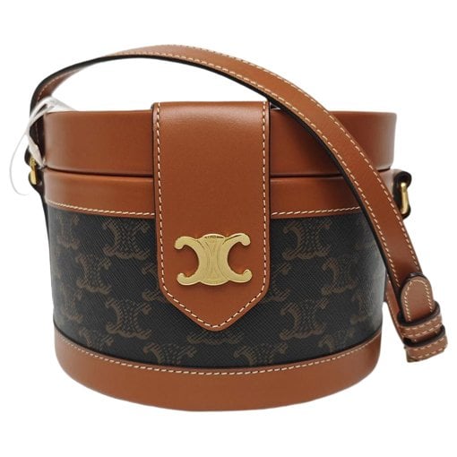 Triomphe leather handbag