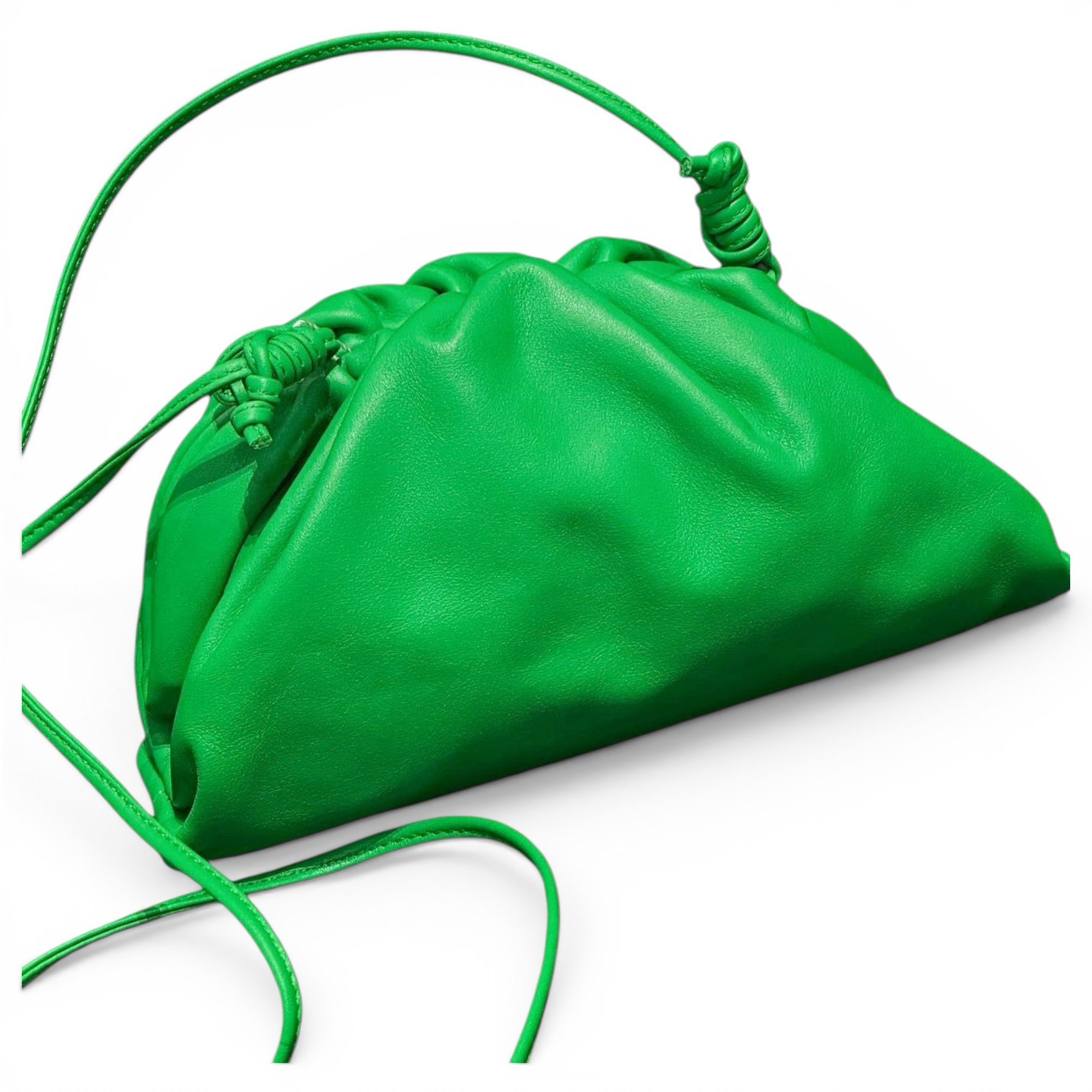 Pouch leather handbag