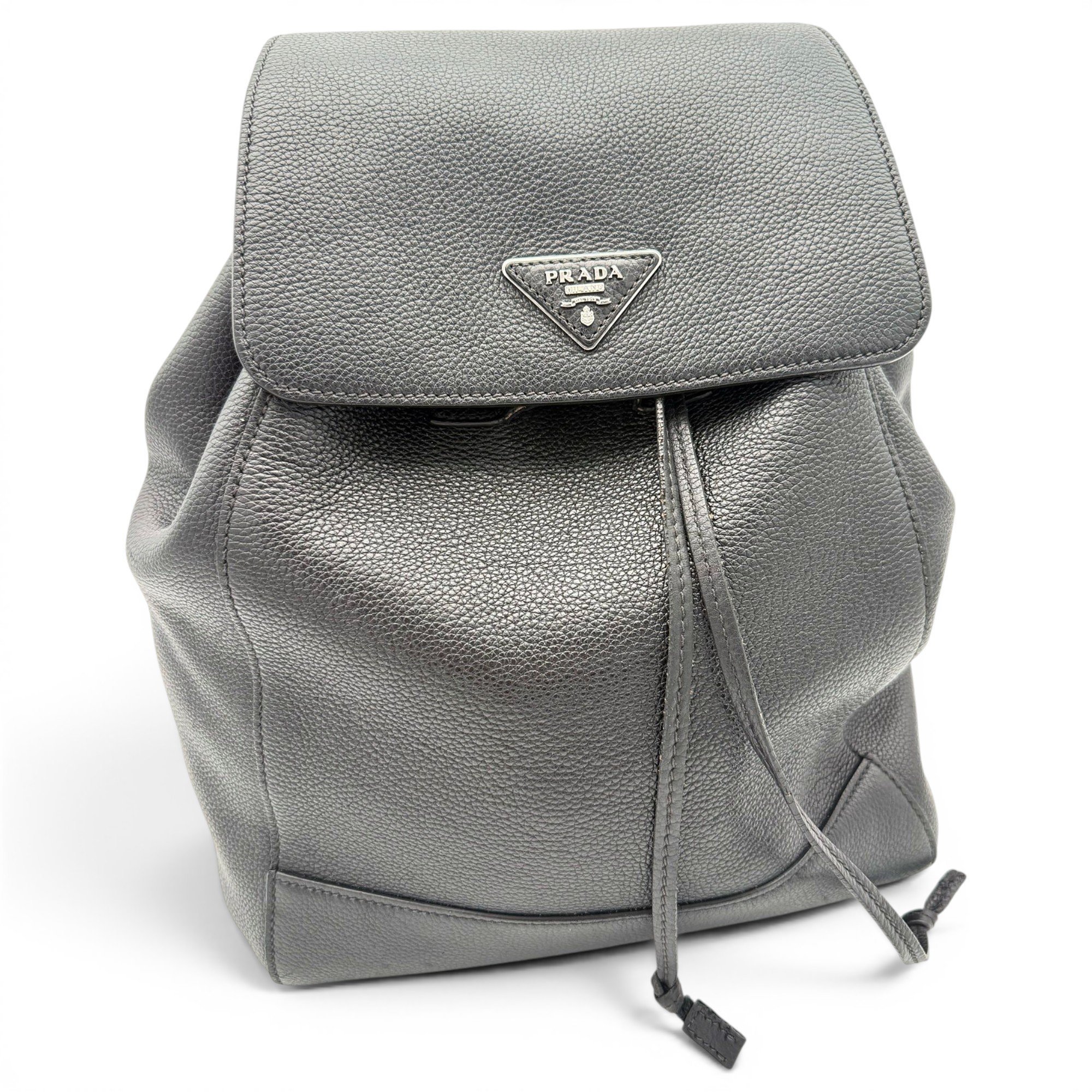 Leather backpack