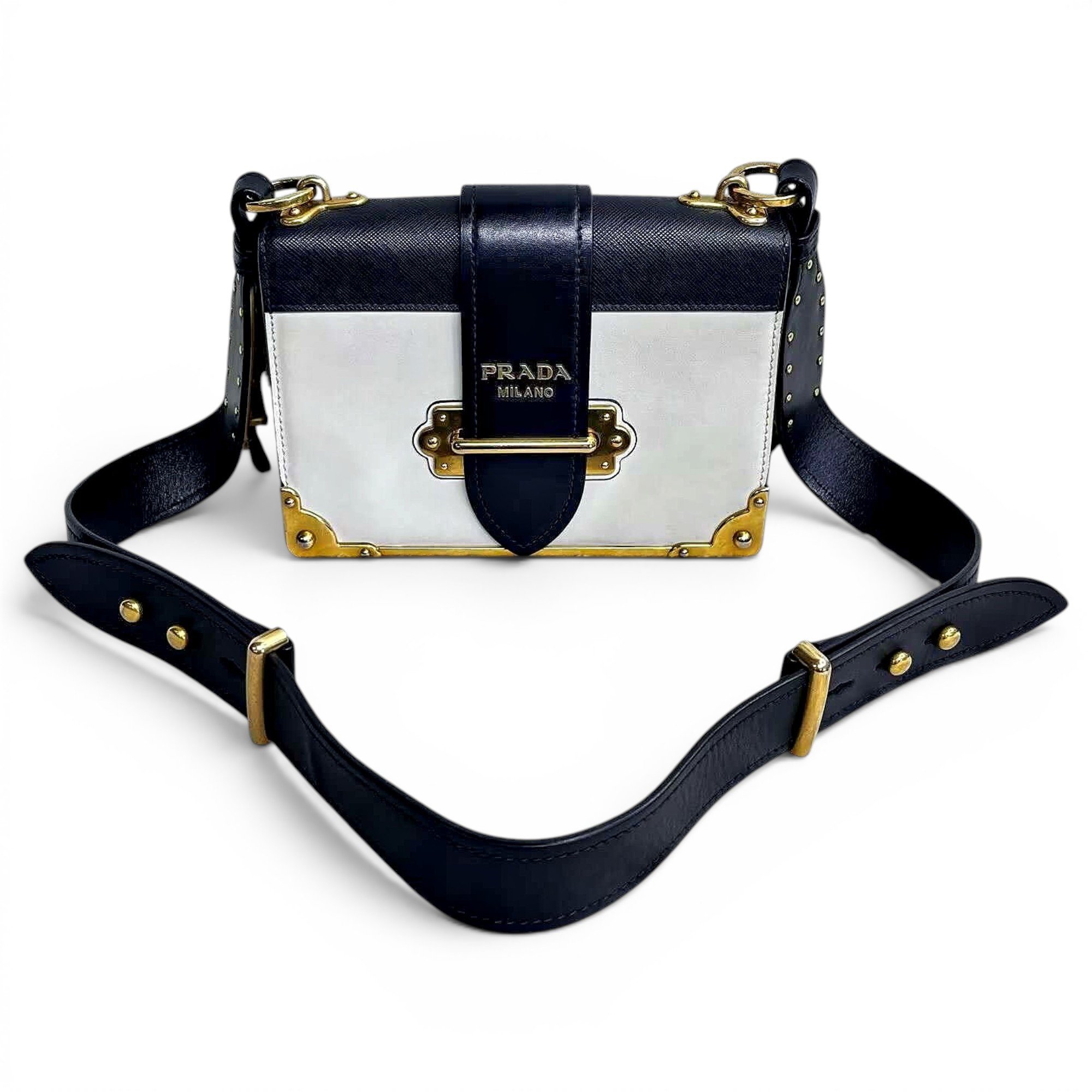 Cahier leather crossbody bag