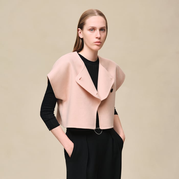 Rose Palomino Short-sleeve Bolero Jacket