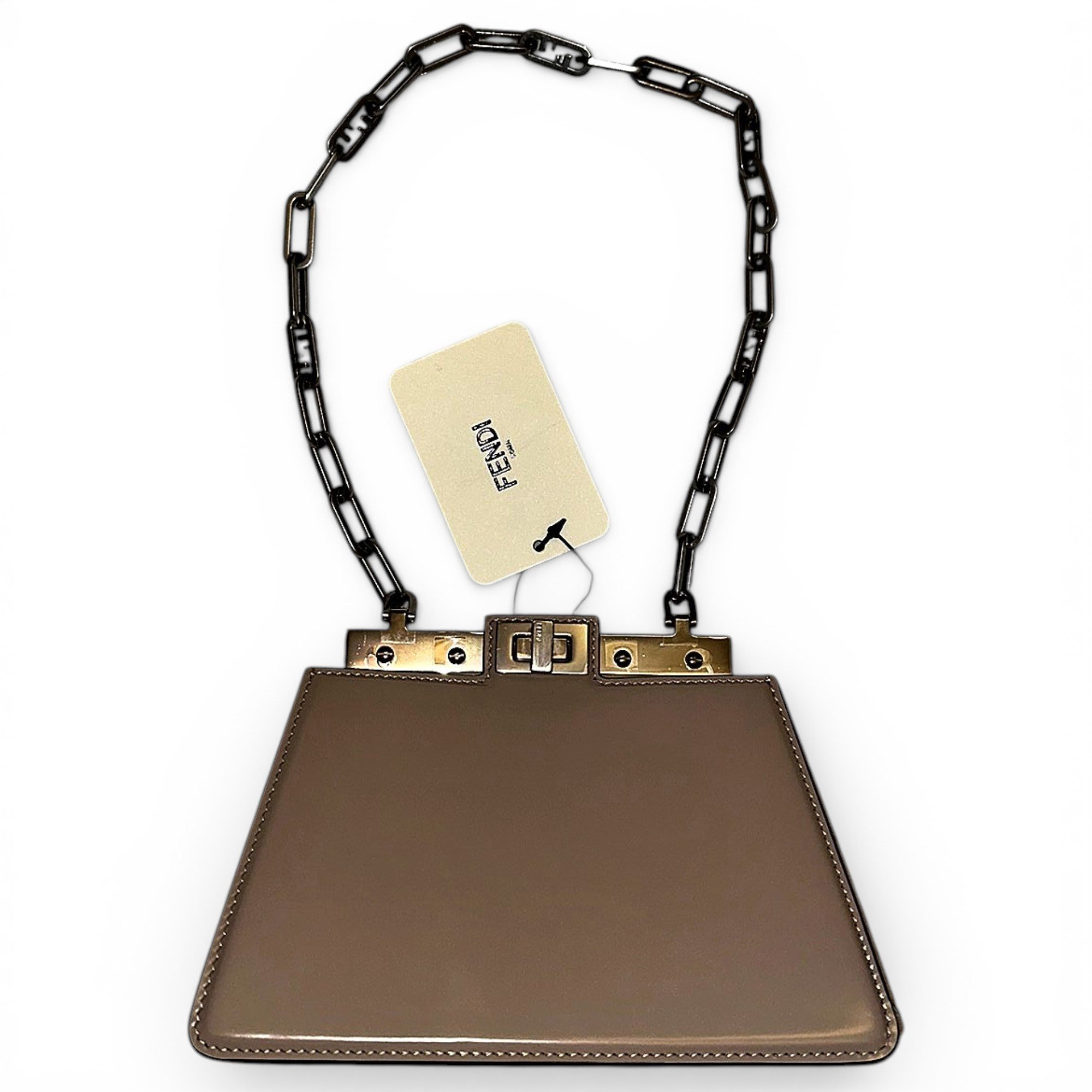 Peekaboo Cut leather handbag