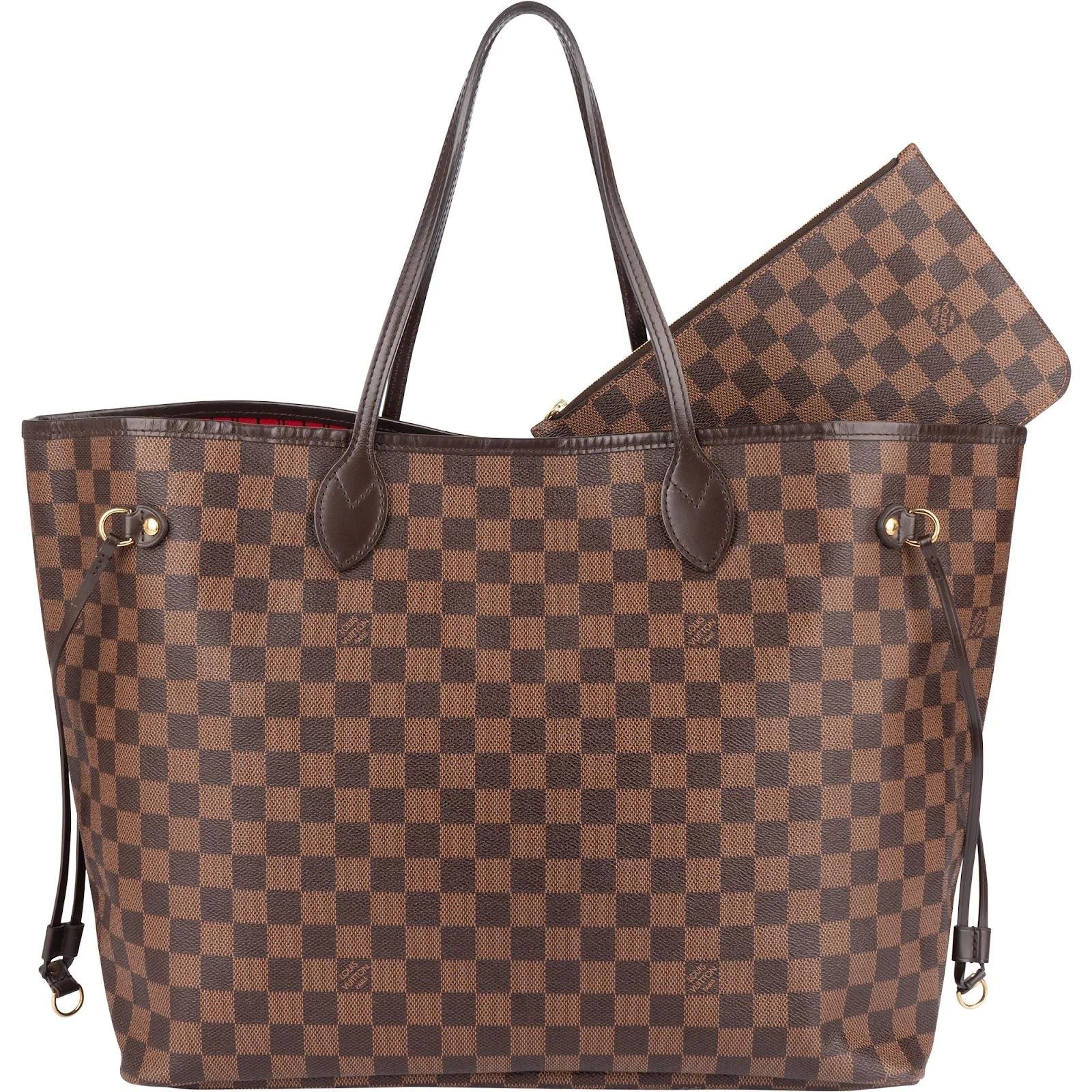 Neverfull leather handbag