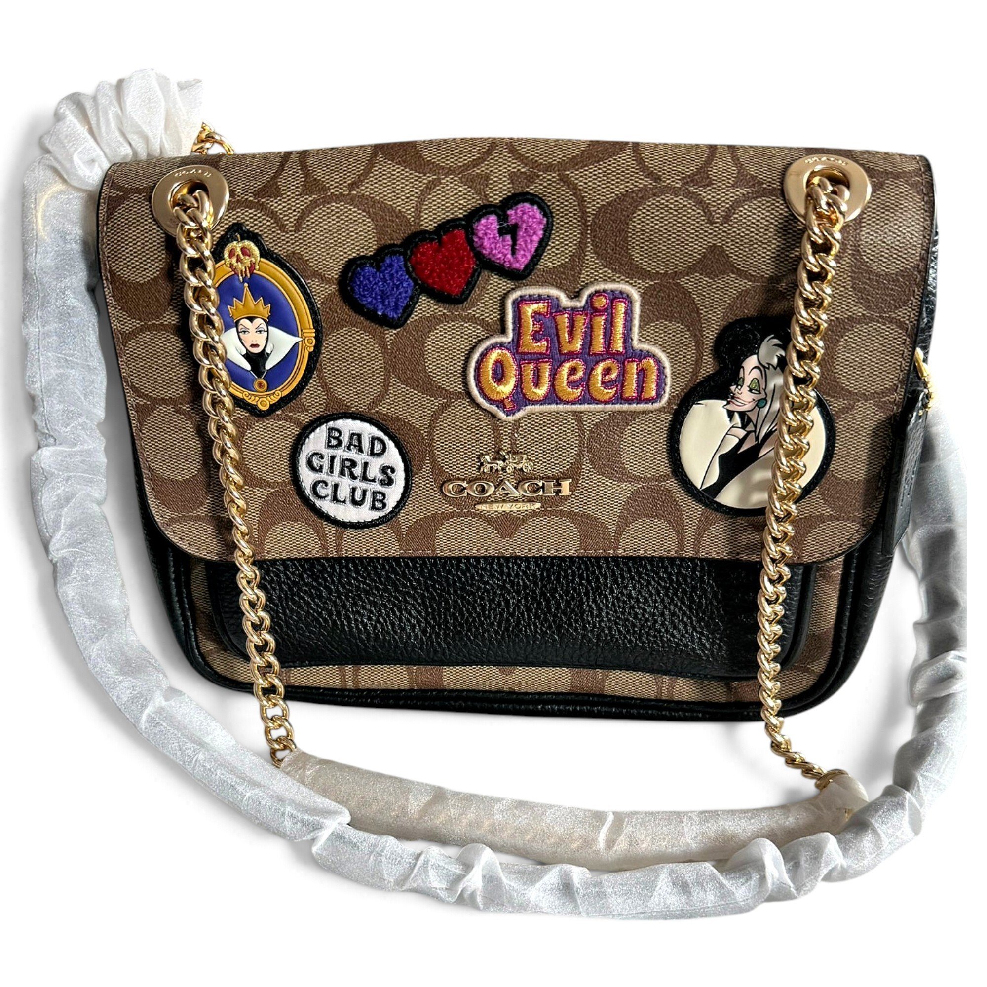  Disney collection leather handbag