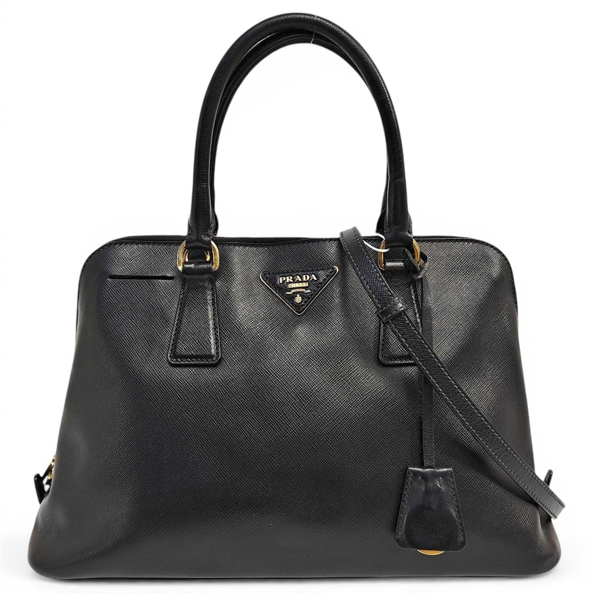 Promenade leather handbag