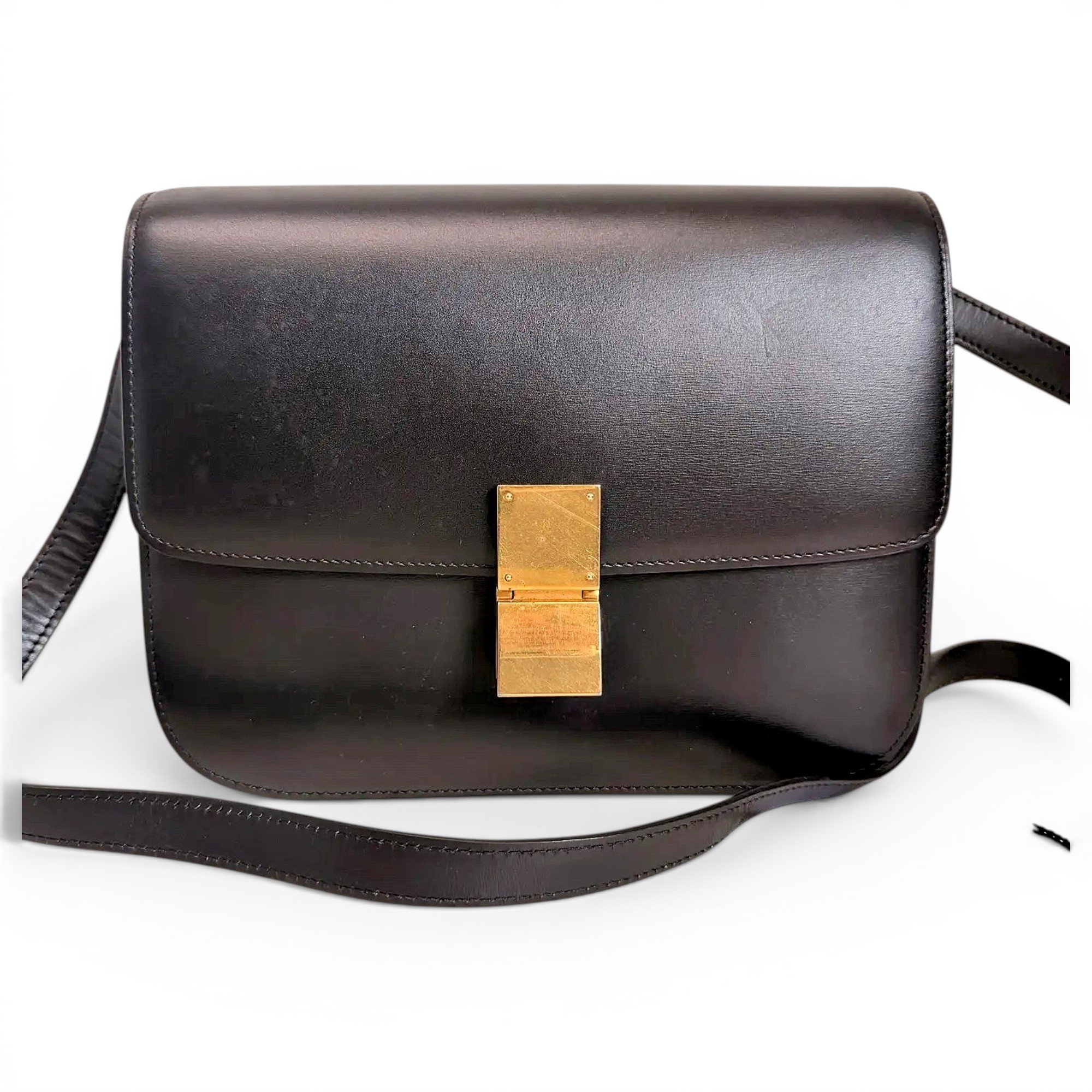 Classic leather handbag