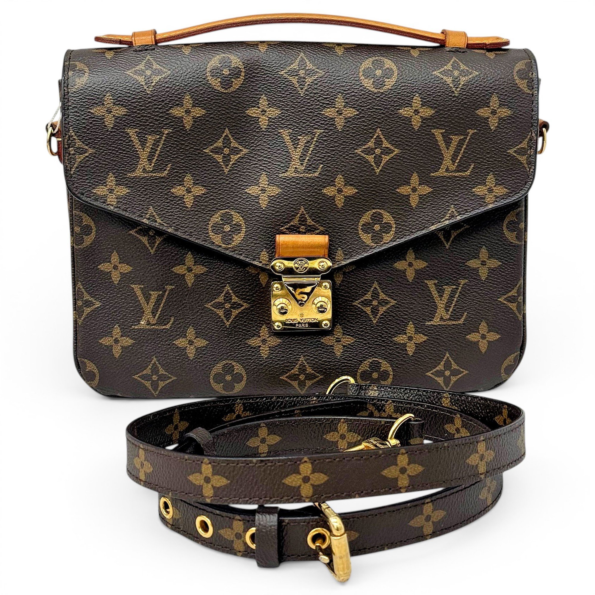 Metis leather handbag