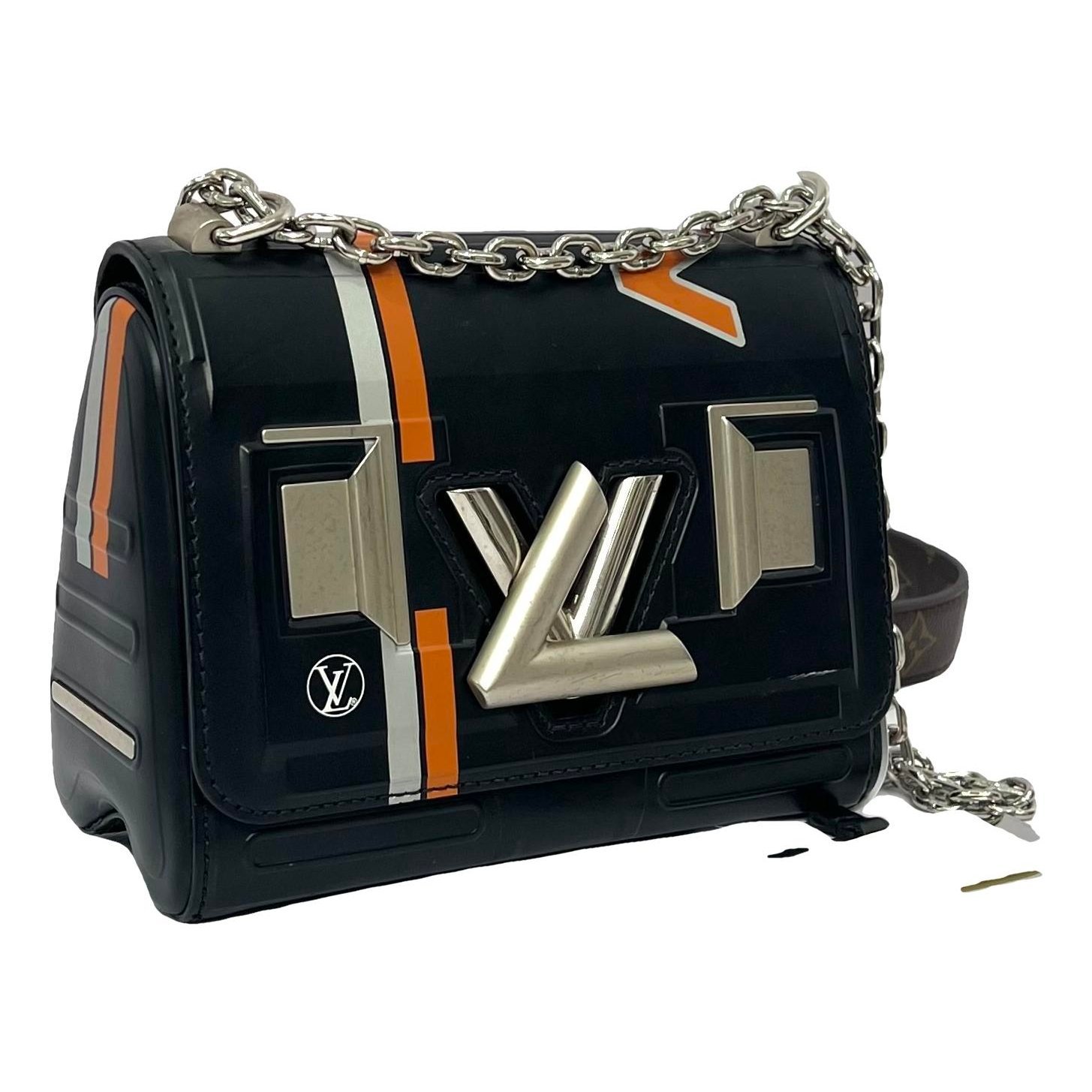 Twist leather handbag