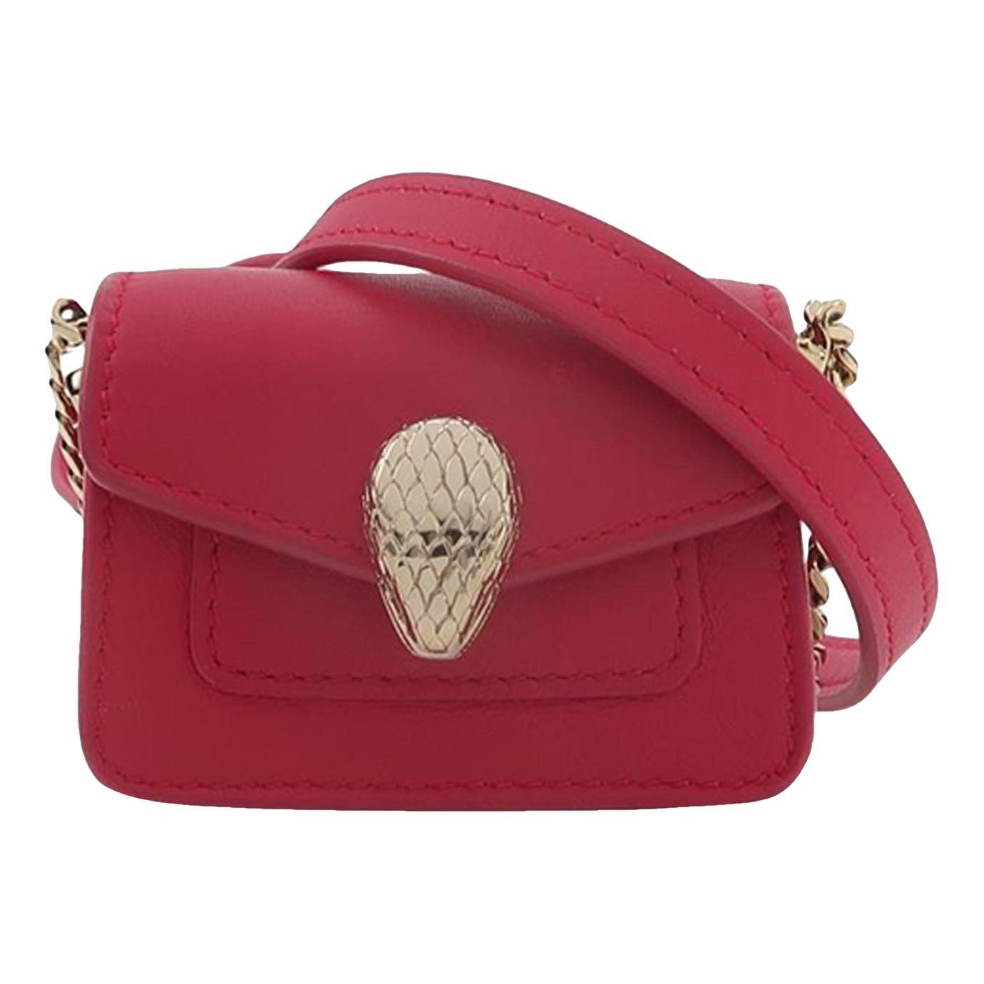 Bvlgari Serpenti leather handbag