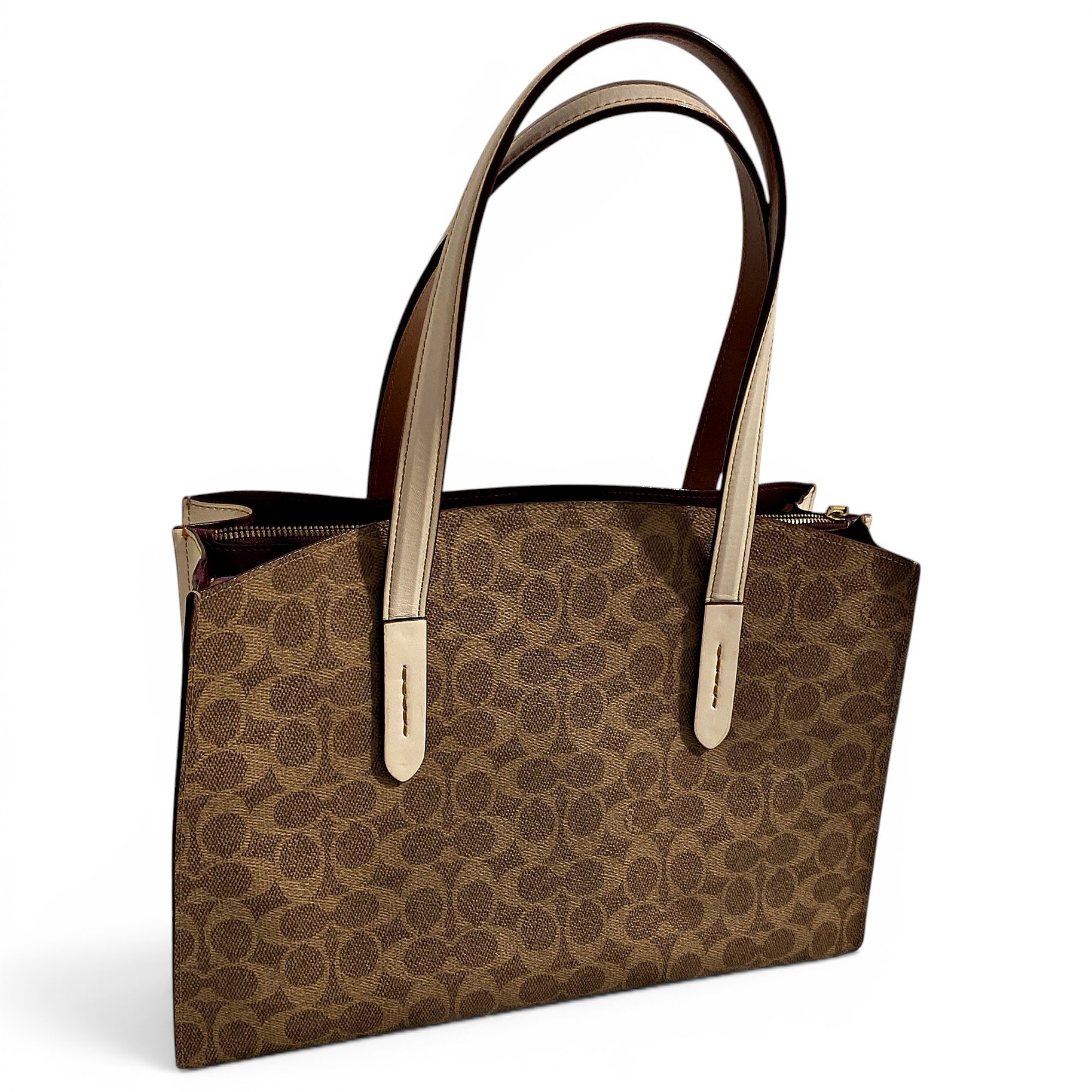 Leather tote