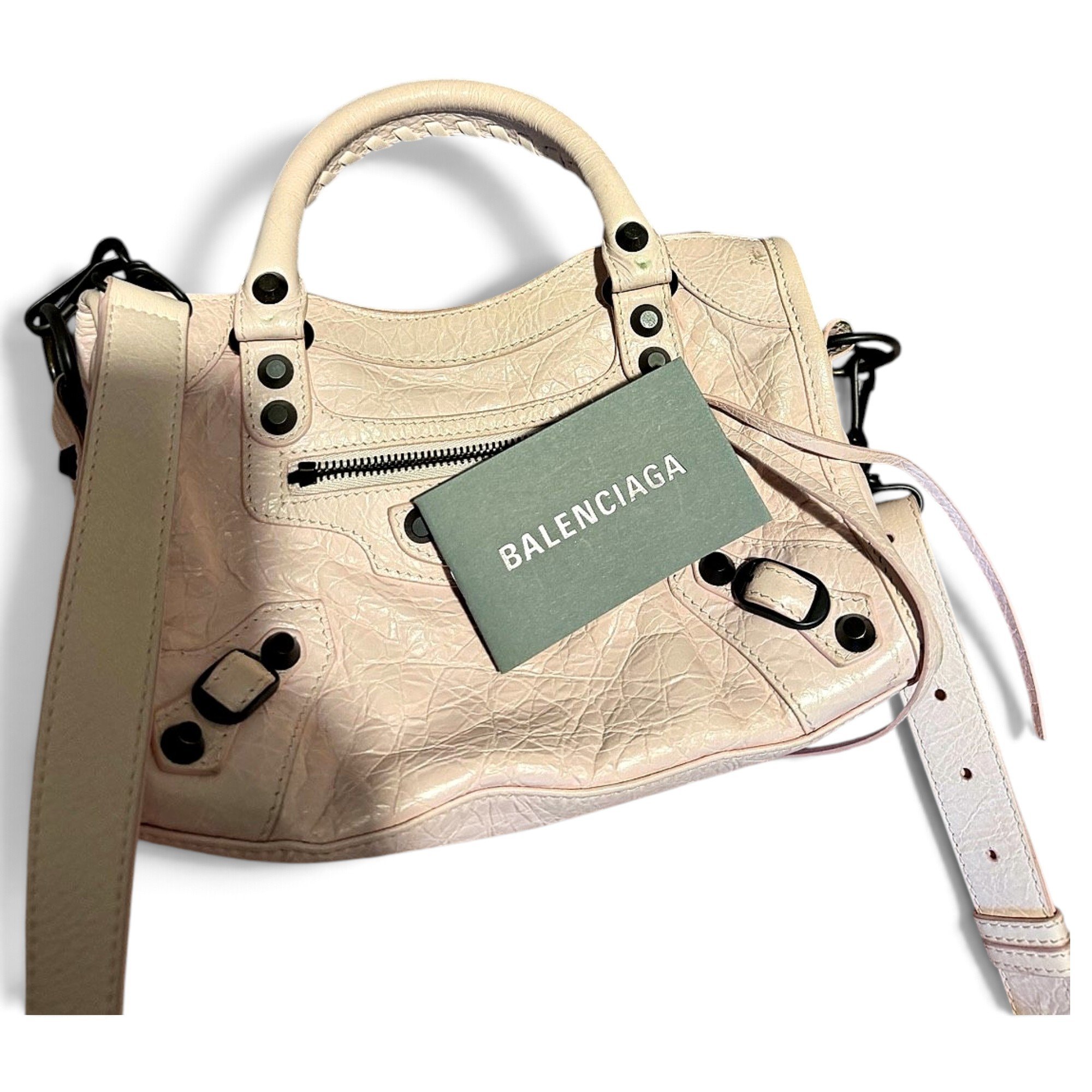 City leather crossbody bag