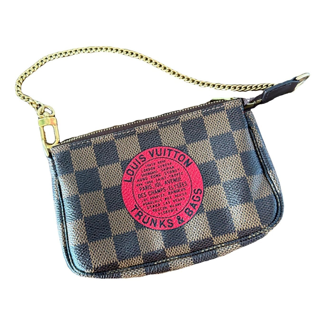 Pochette Accessoire leather handbag