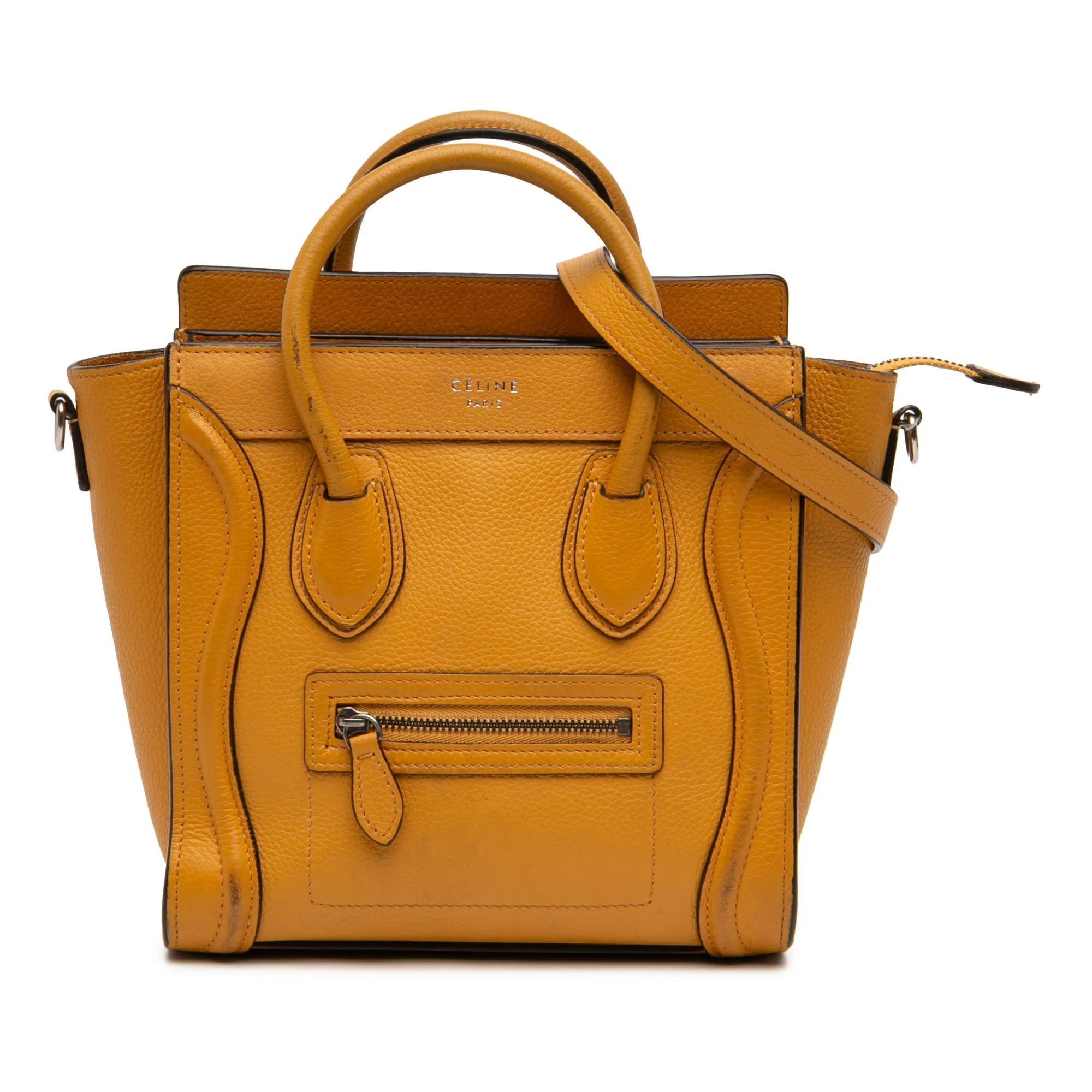 Luggage pony-style calfskin handbag
